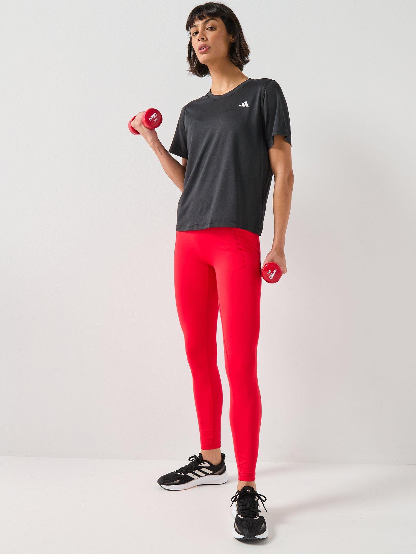 Image 3 of 6 of adidas Womens Training Workout Essentials T-Shirt - Black
