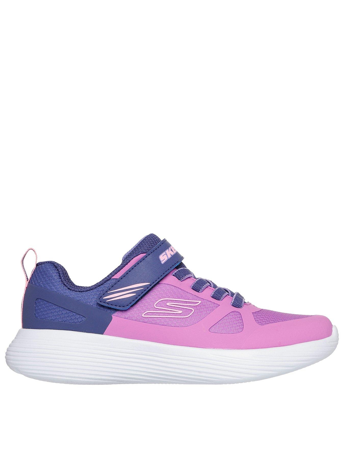 Skechers Kids Gore And Strap Color Blocked Mesh Sneaker W/ 3d Print Details