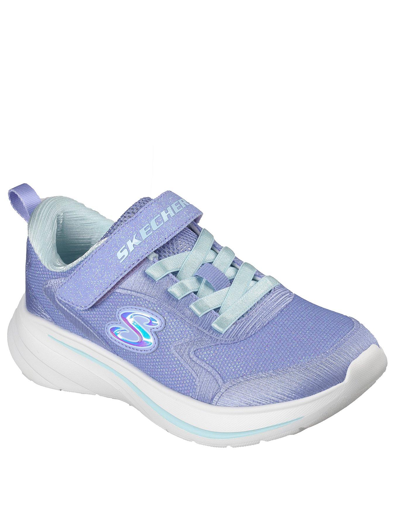 skechers-wave-92-sparkle-mesh-trainer-periwinklestillFront