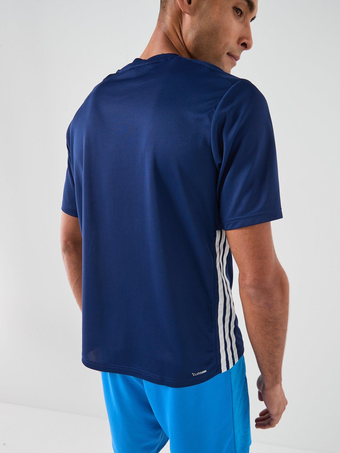 adidas-mens-training-workout-essentials-base-3-stripe-t-shirt-bluestillFront