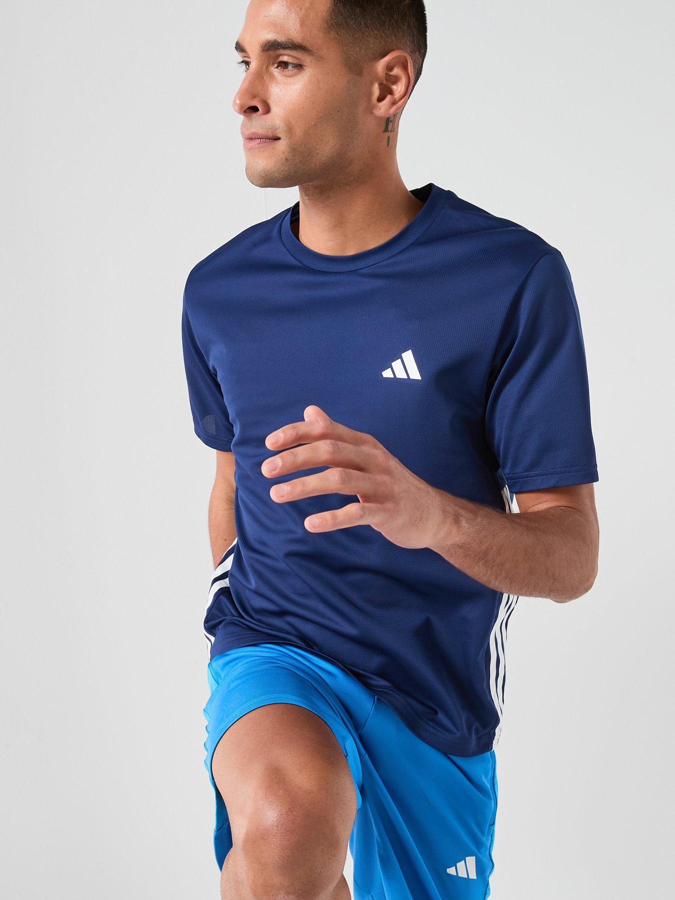 adidas-mens-training-workout-essentials-base-3-stripe-t-shirt-bluedetail