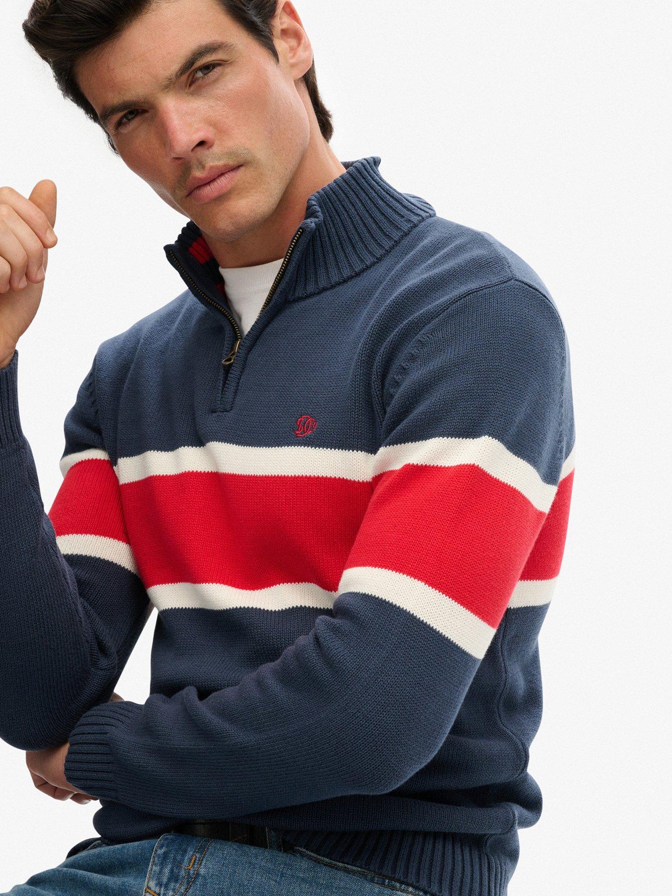 superdry-cotton-stripe-knitted-half-zip-jumper-navyoutfit