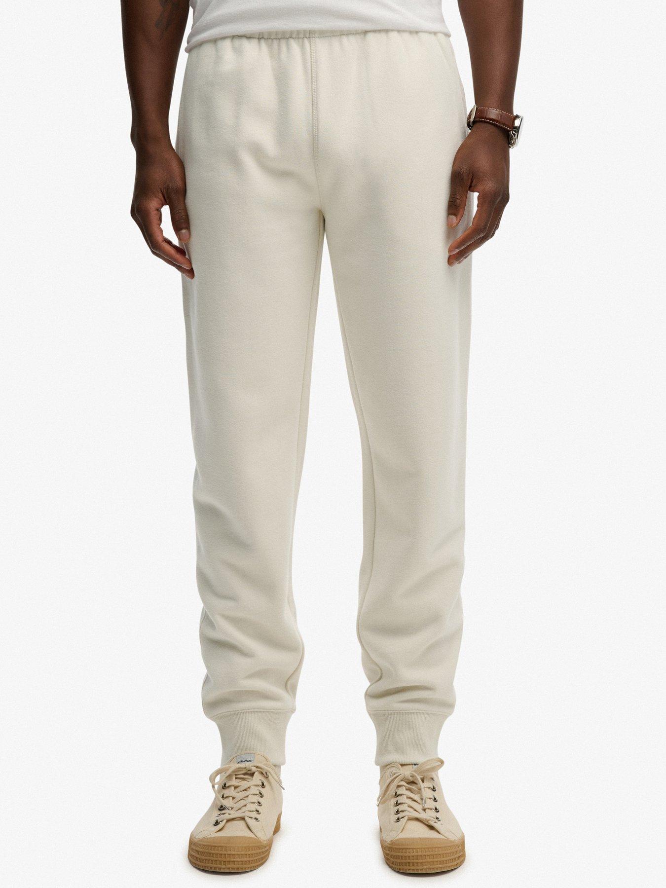 Image 1 of 6 of Superdry Essential Logo Joggers - Beige
