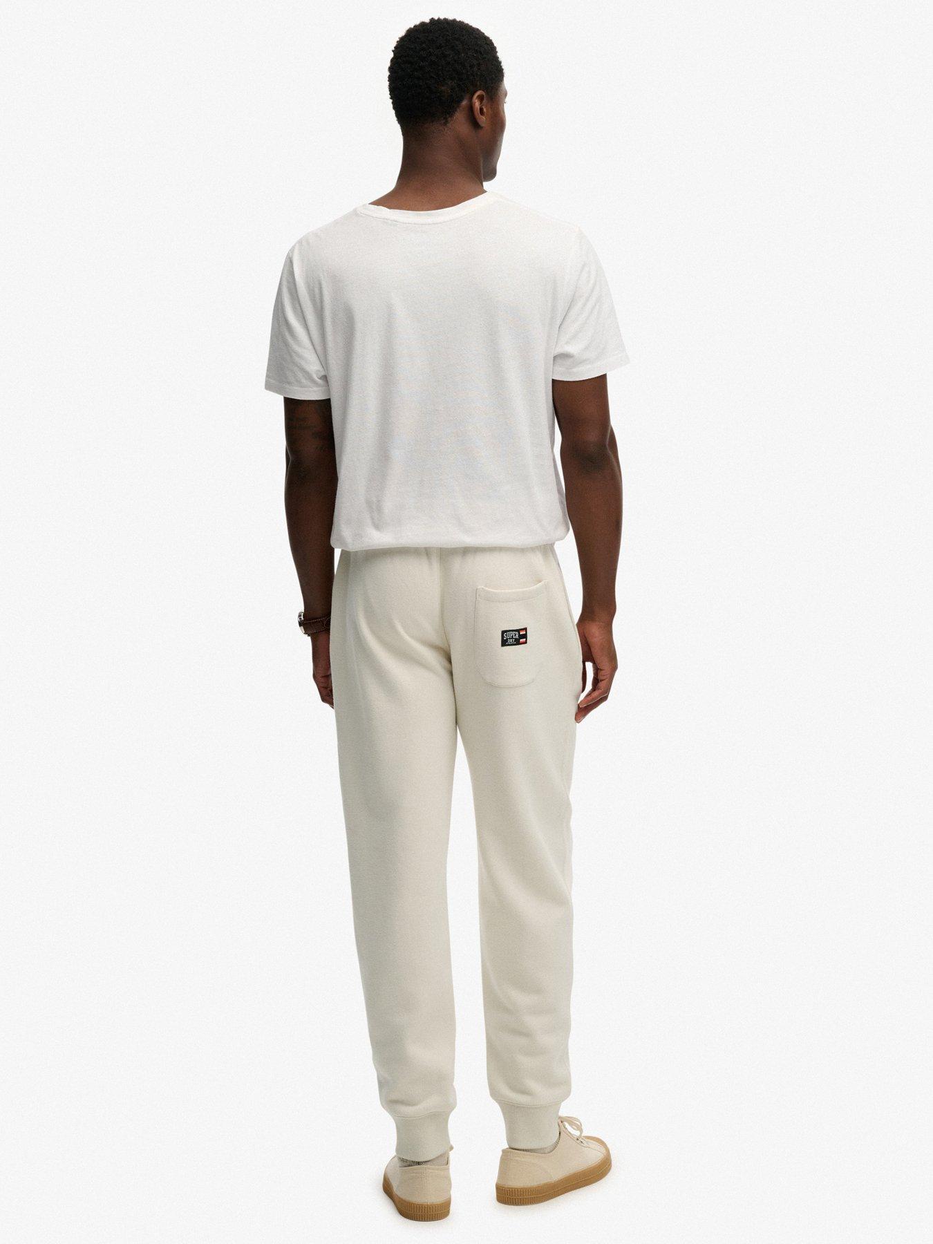 Image 4 of 6 of Superdry Essential Logo Joggers - Beige