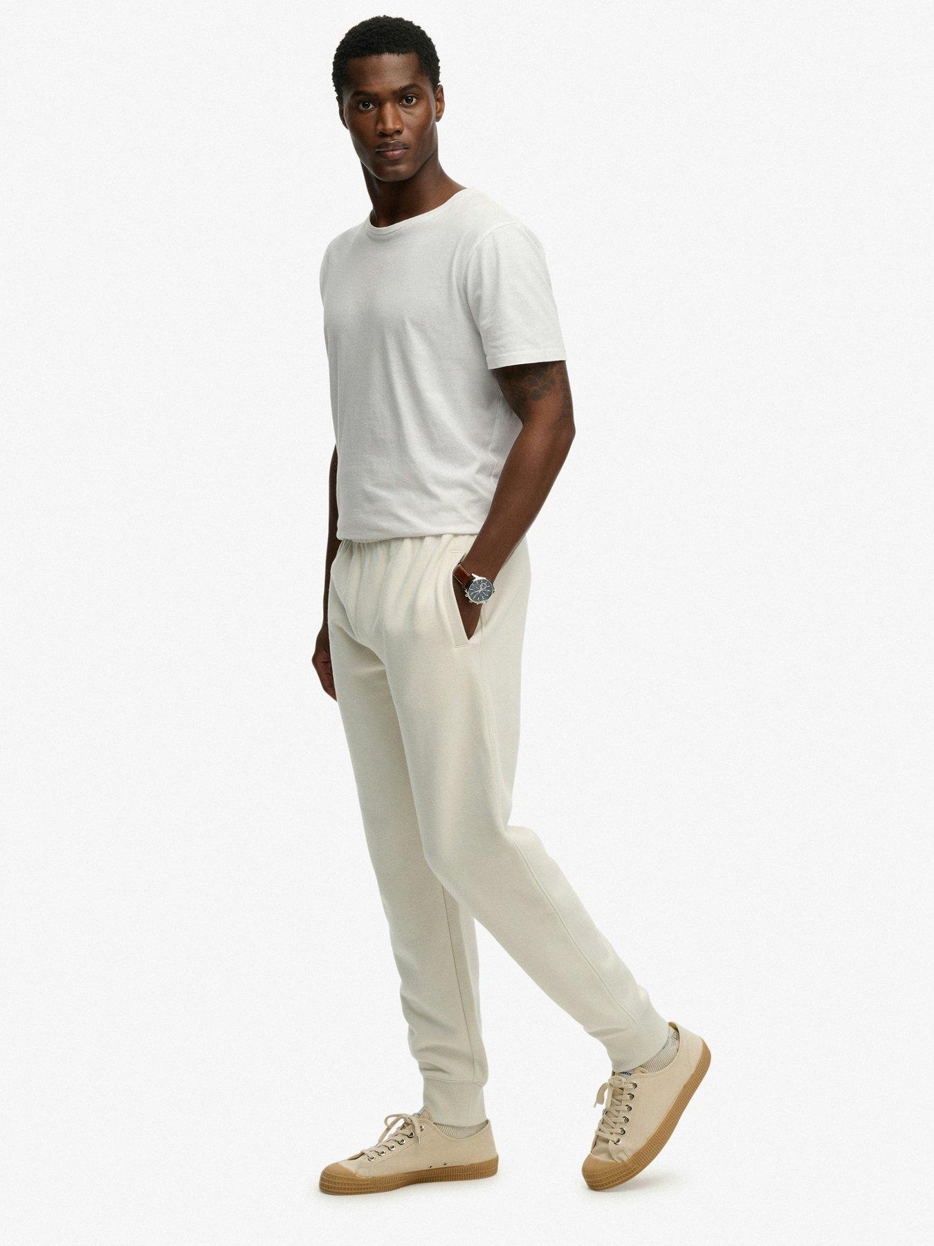 Image 5 of 6 of Superdry Essential Logo Joggers - Beige