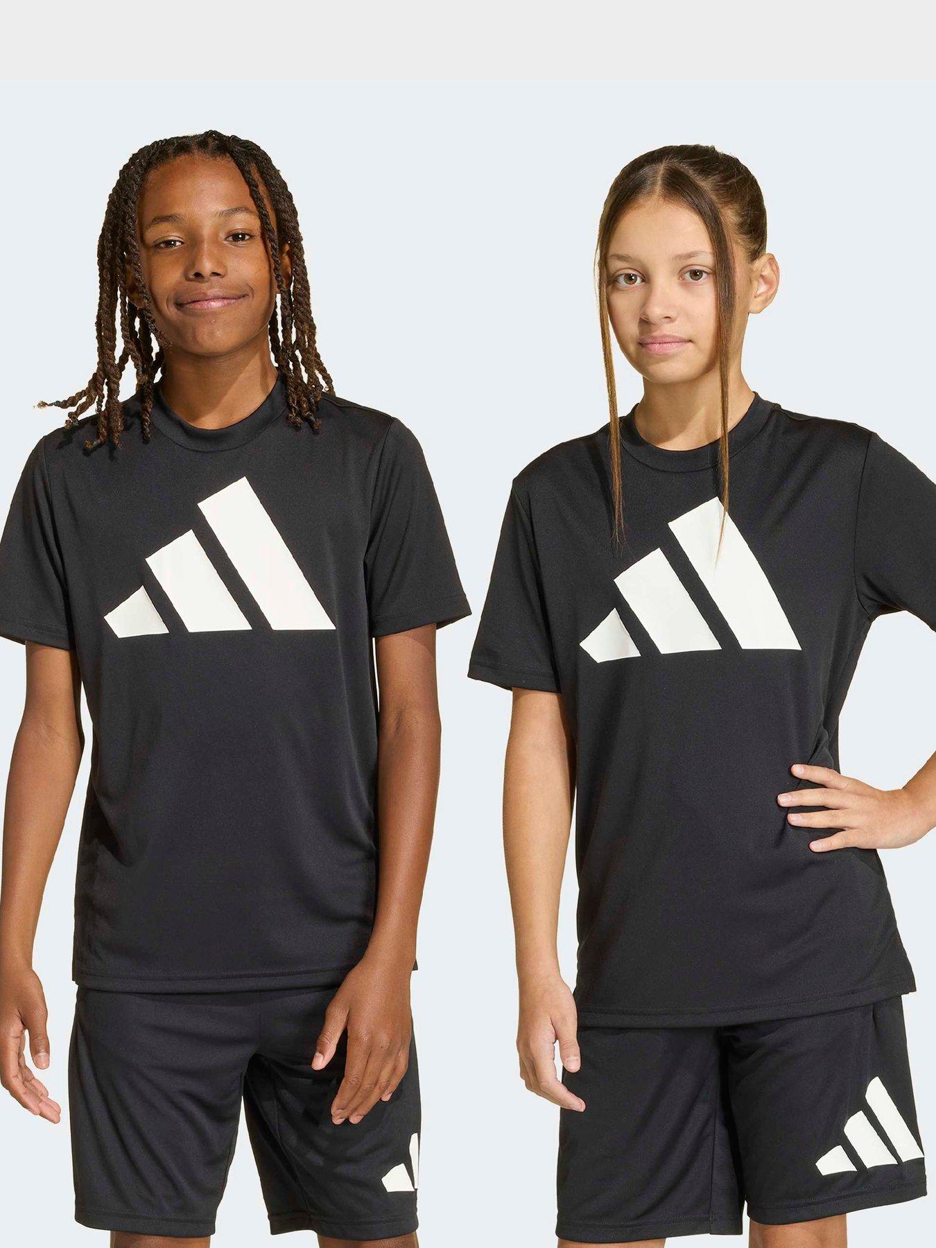adidas Junior Unisex Train Essentials T-Shirt - Black