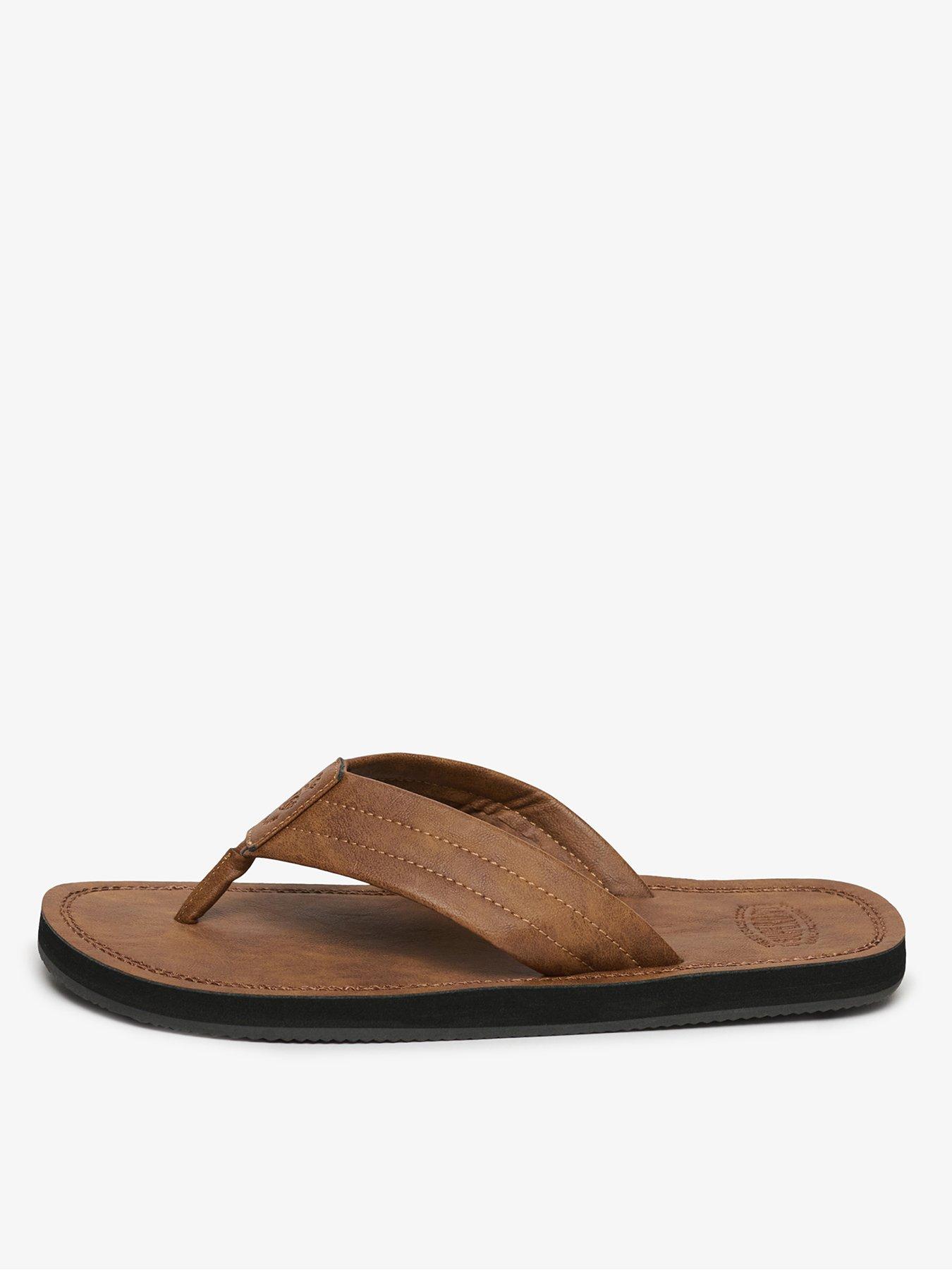 Superdry Vintage Flip Flops - Light Brown