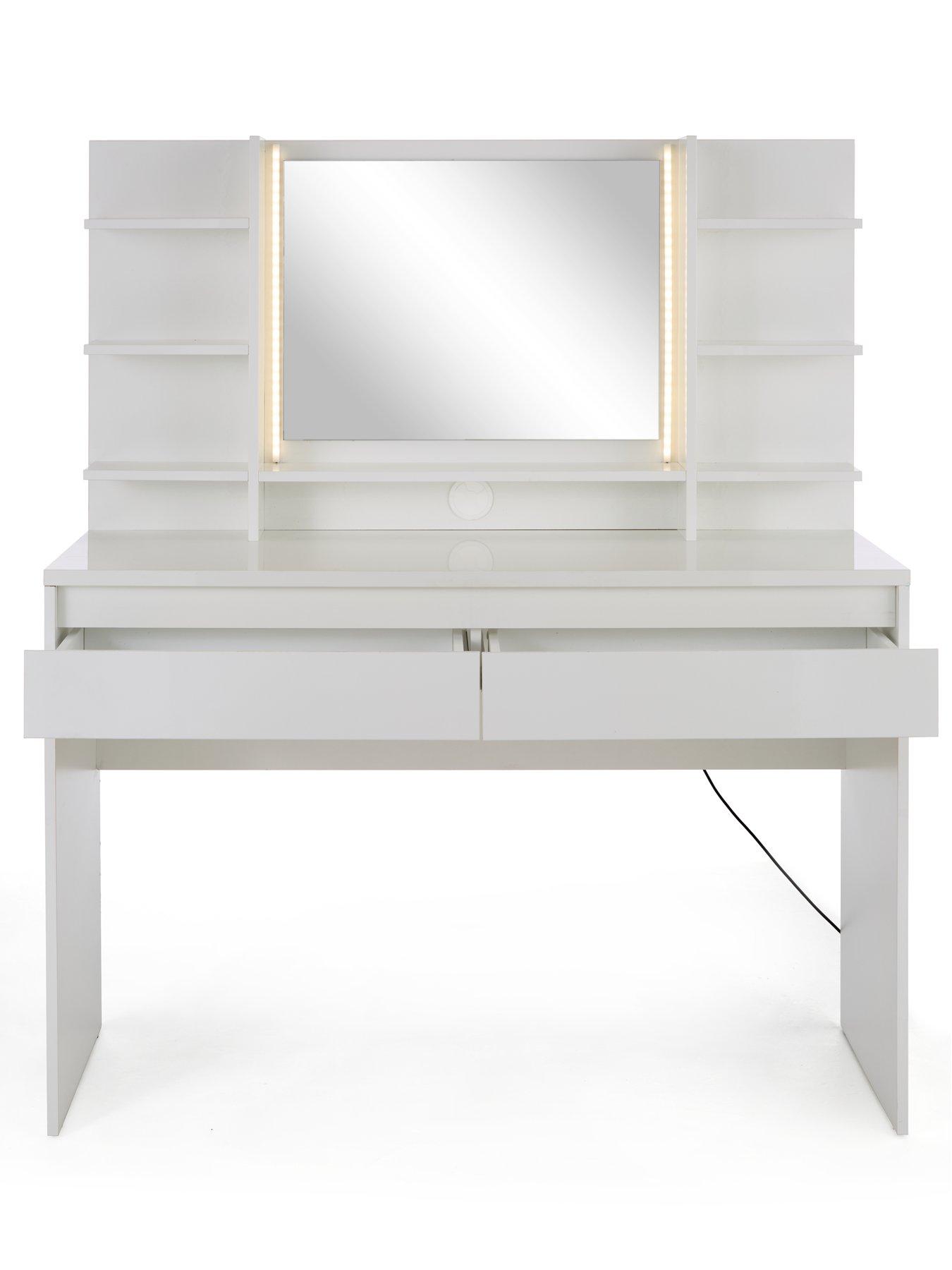 Image 4 of 7 of Very Home Layton Gloss Lit Dressing Table