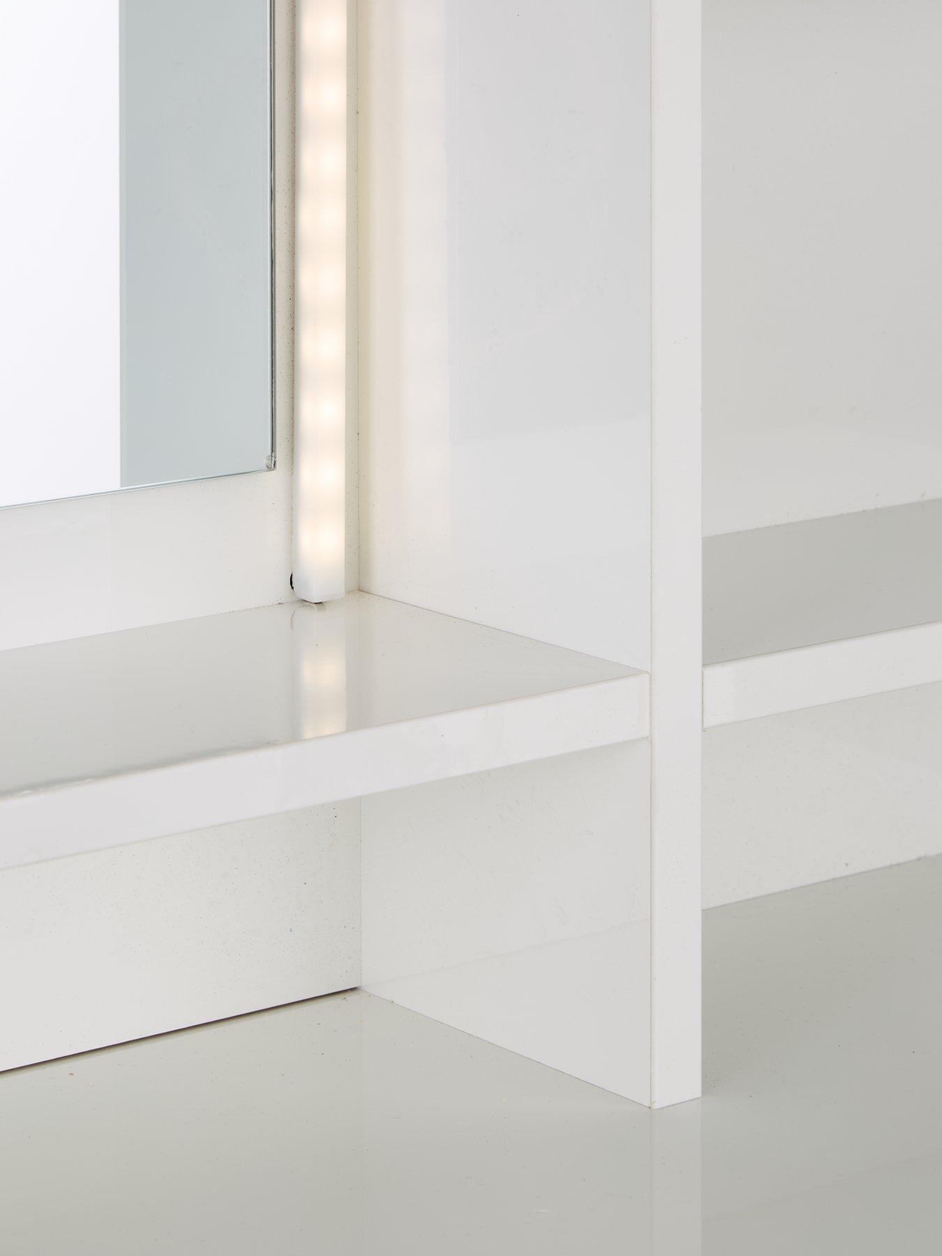 Image 7 of 7 of Very Home Layton Gloss Lit Dressing Table
