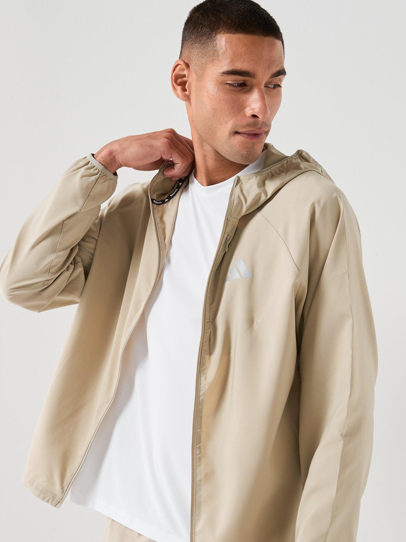 Image 4 of 6 of adidas Mens Running Adi365 Essentials Jacket - Brown