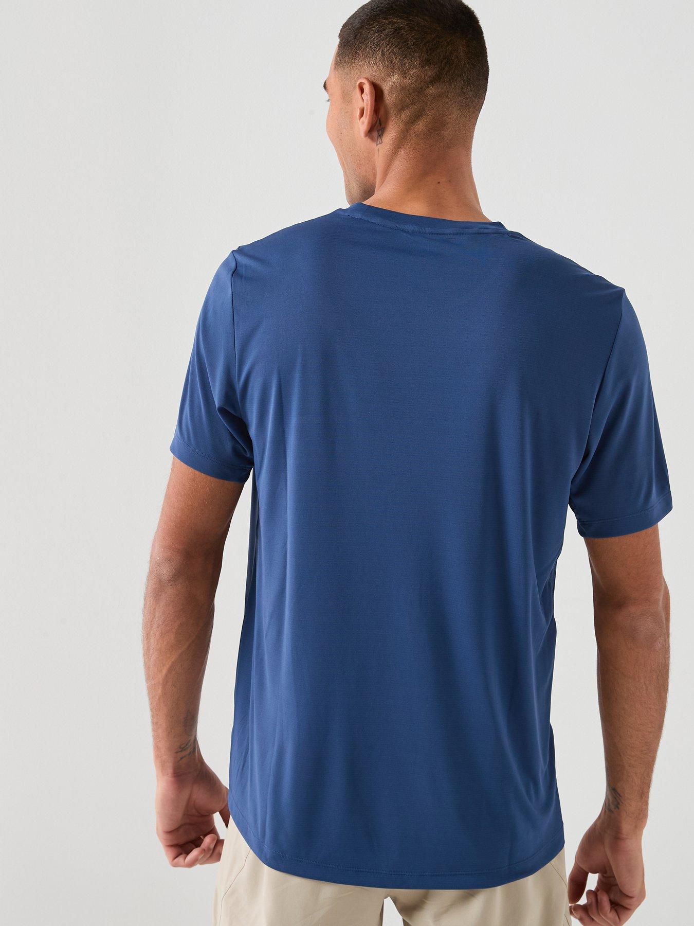 Image 2 of 6 of adidas Mens Running Adi365 Essentials T-Shirt - Indigo