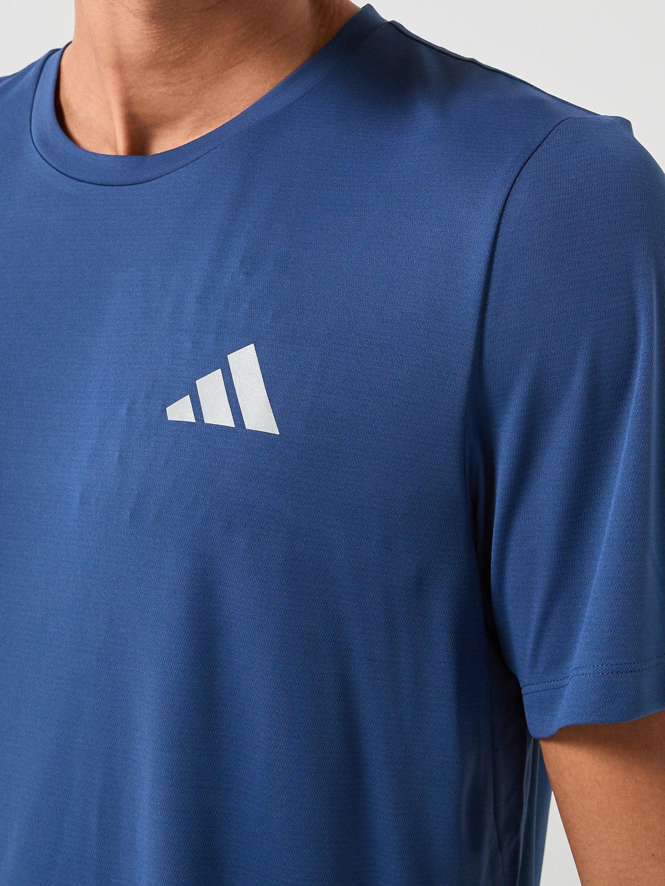 Image 5 of 6 of adidas Mens Running Adi365 Essentials T-Shirt - Indigo