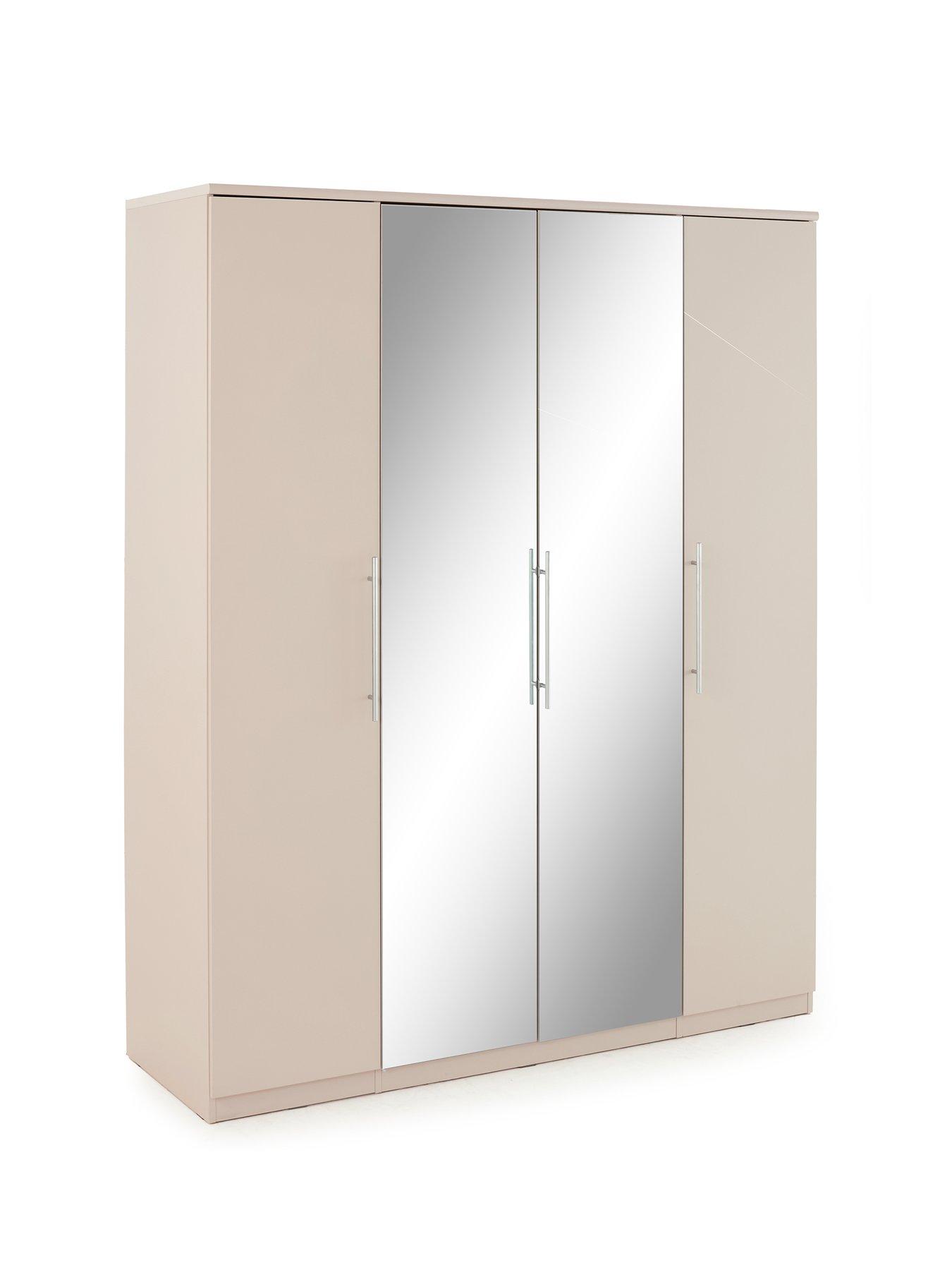 the-very-collection-prague-4-door-3-drawer-mirrorednbspwardrobe-oatmealback