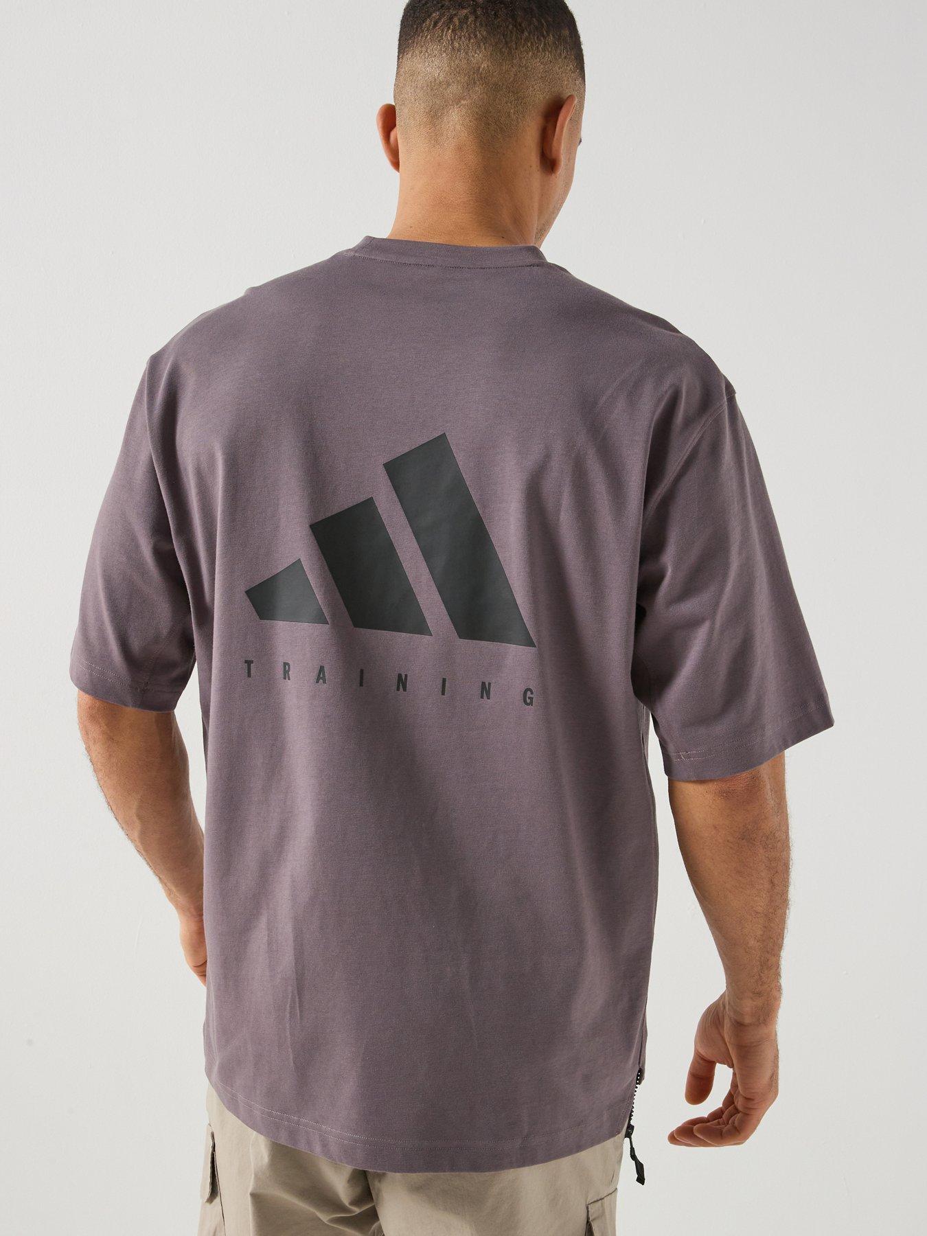 adidas Mens Training Power T-Shirt - Grey