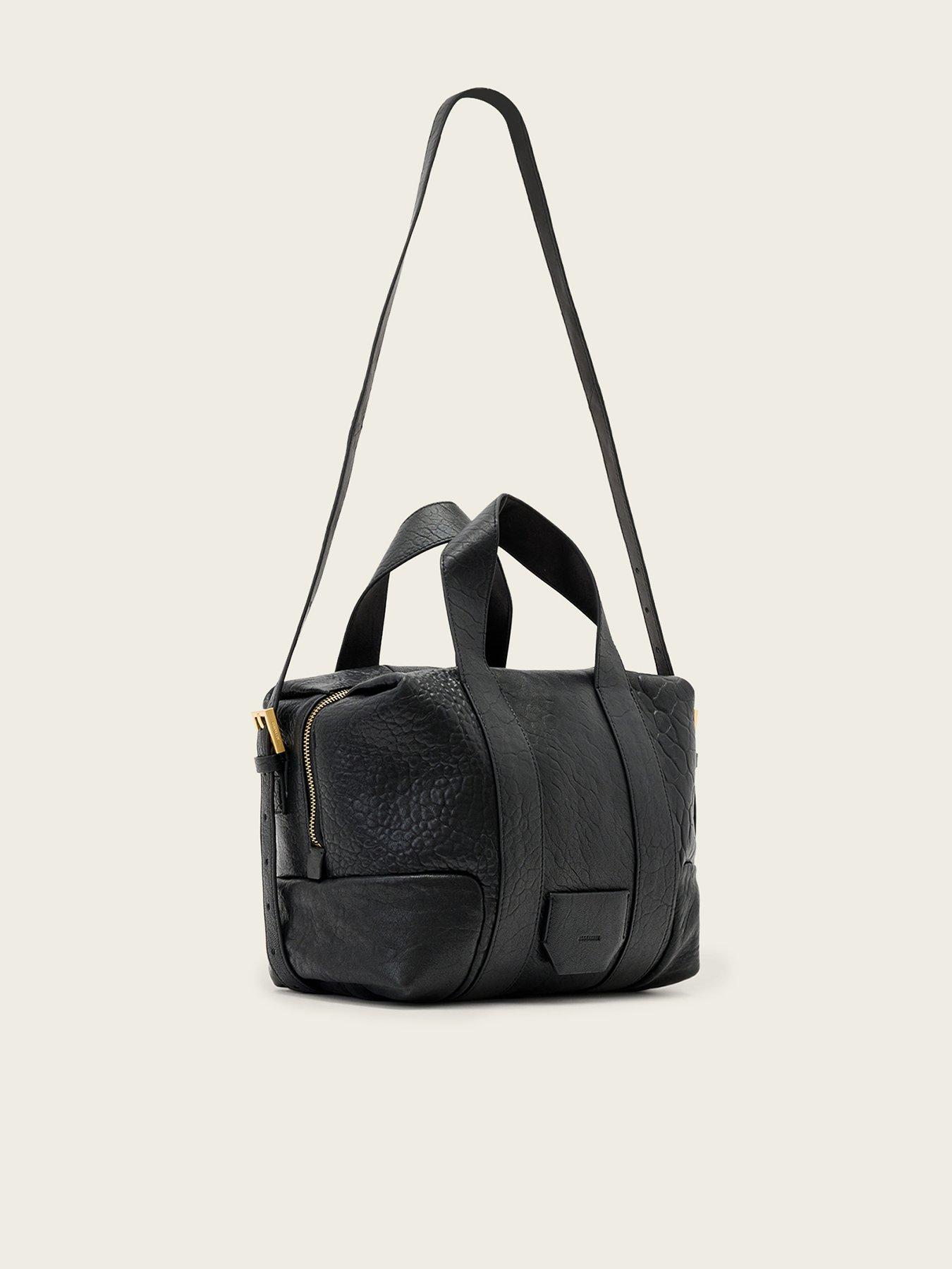 Image 3 of 5 of AllSaints Ares Grain Shoulder Bag - Black
