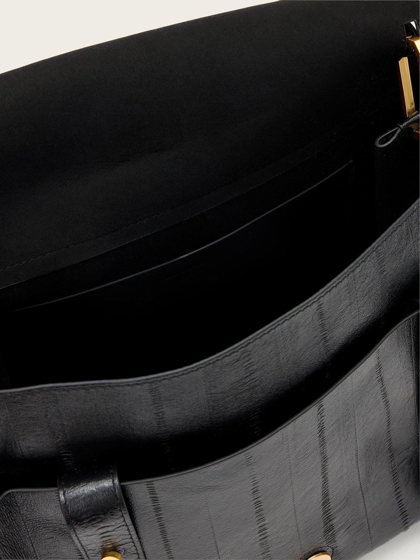 Image 5 of 5 of AllSaints Ursa Satchel - Black