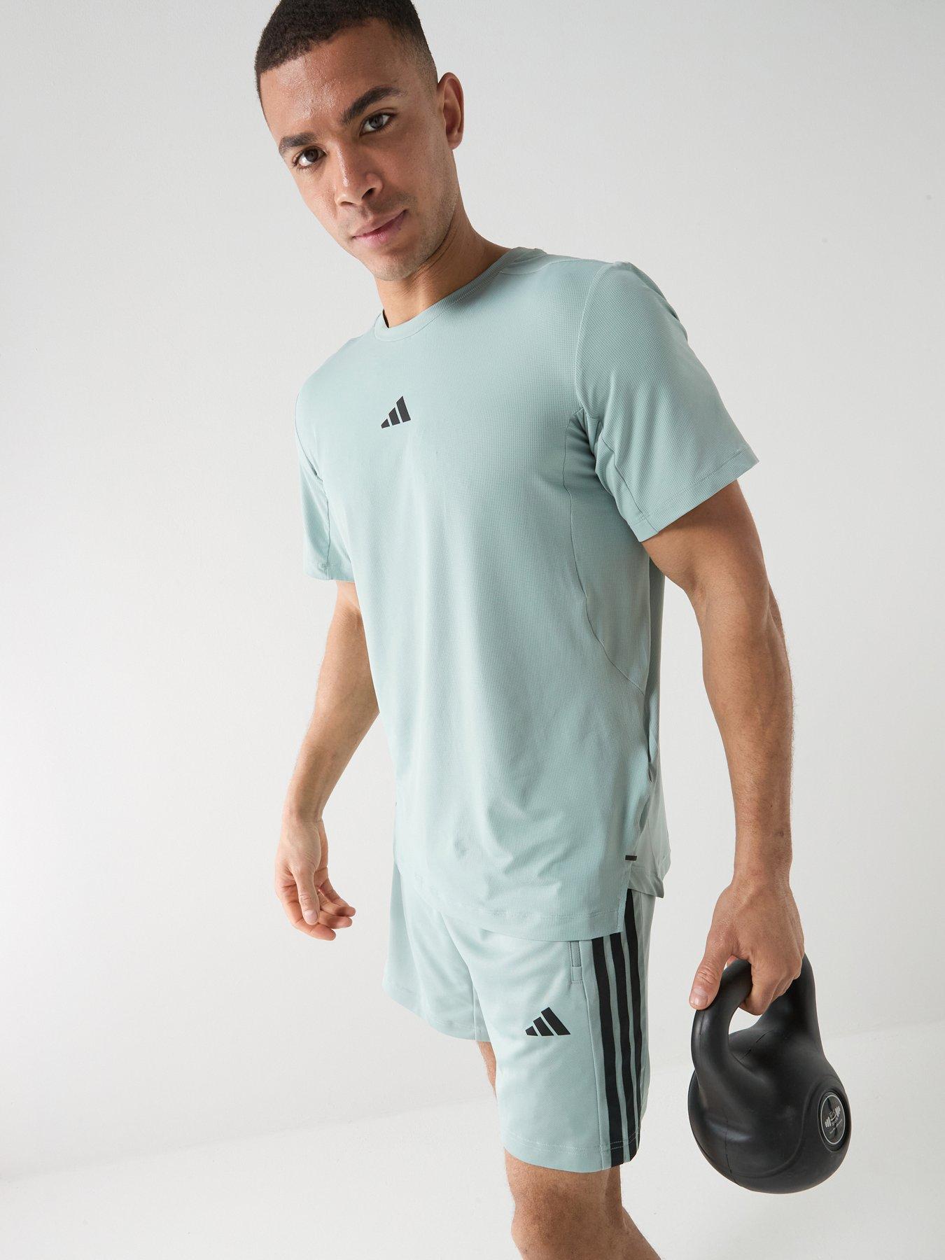 adidas-mens-training-power-t-shirt-greenfront