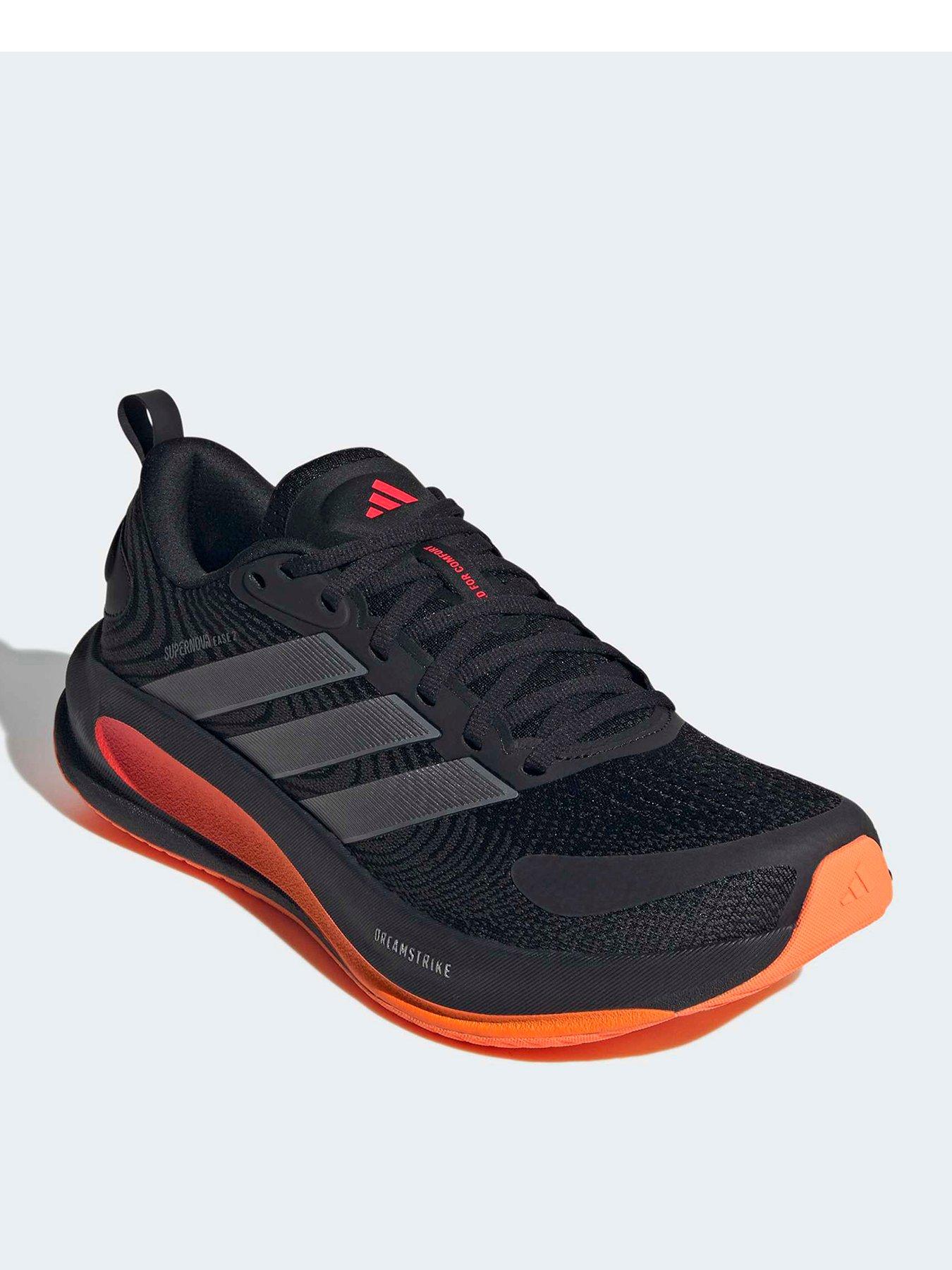 Image 3 of 7 of adidas Mens Running Supernova Ease 2 Trainers - Black/orange