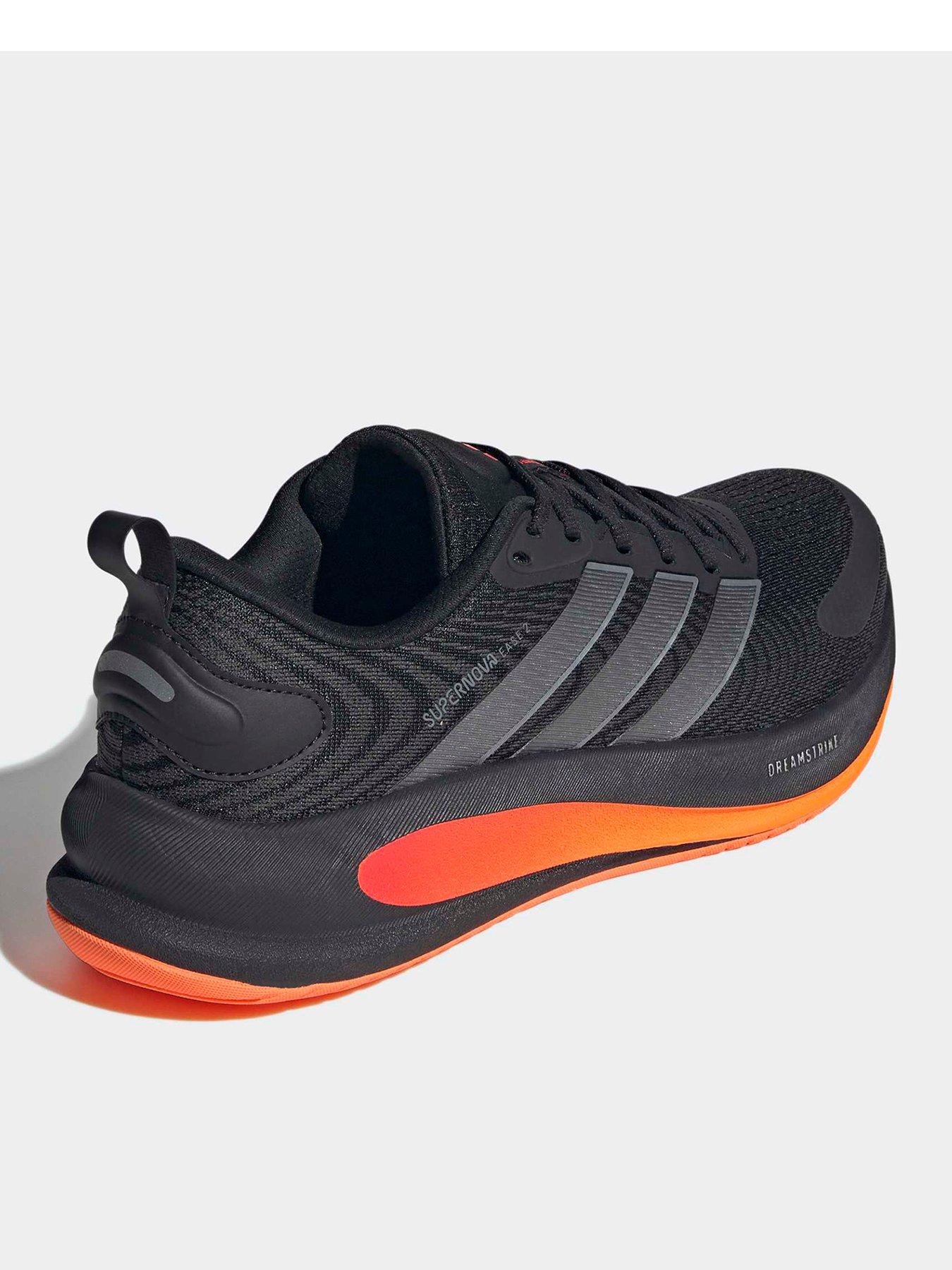 Image 4 of 7 of adidas Mens Running Supernova Ease 2 Trainers - Black/orange