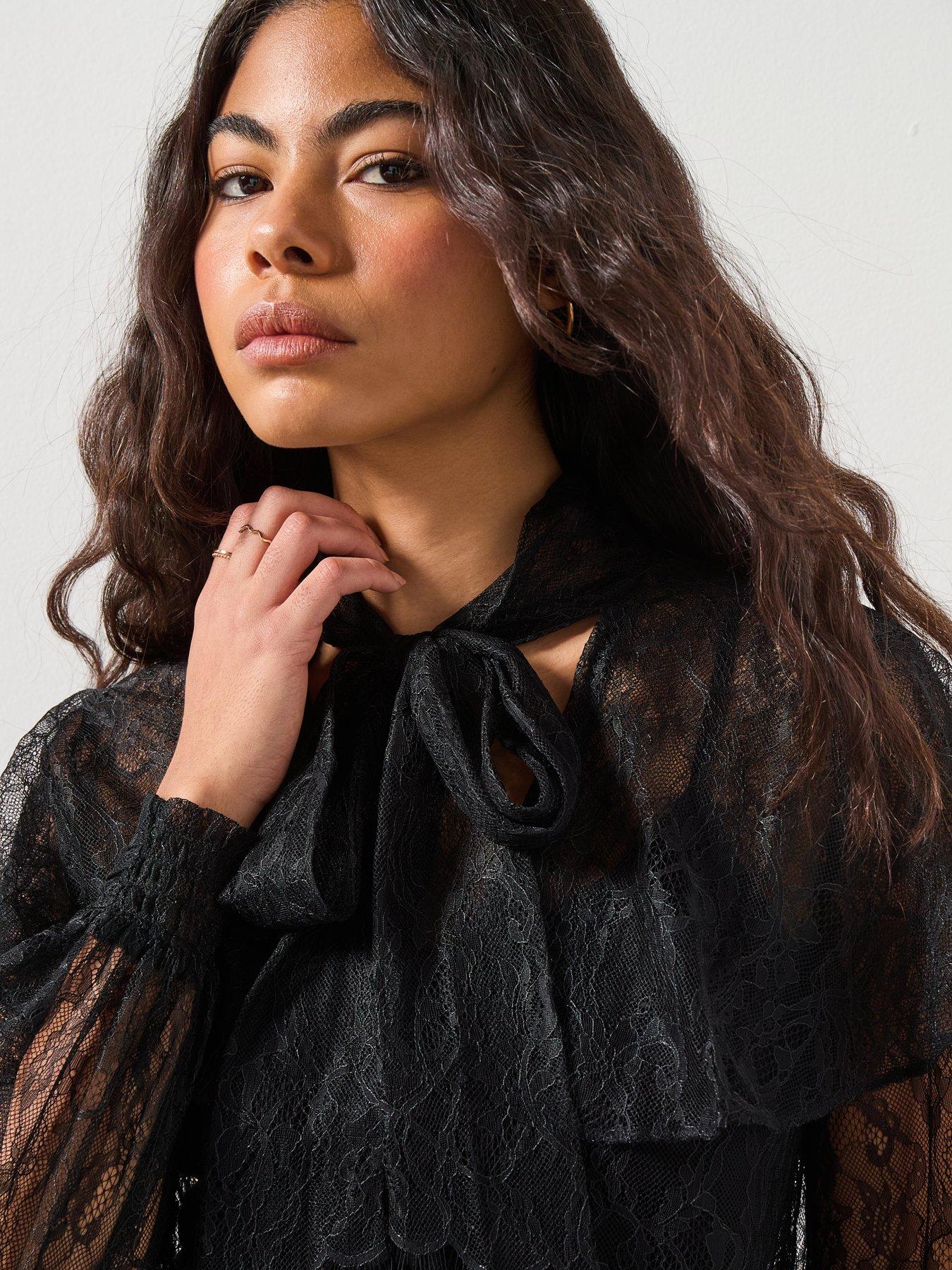 allsaints-athena-lace-shirt-blackdetail