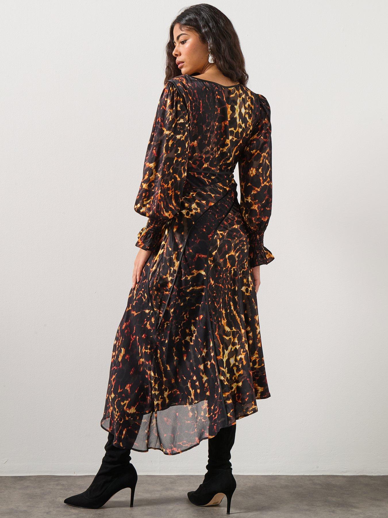 allsaints-dannie-dress-brownstillFront