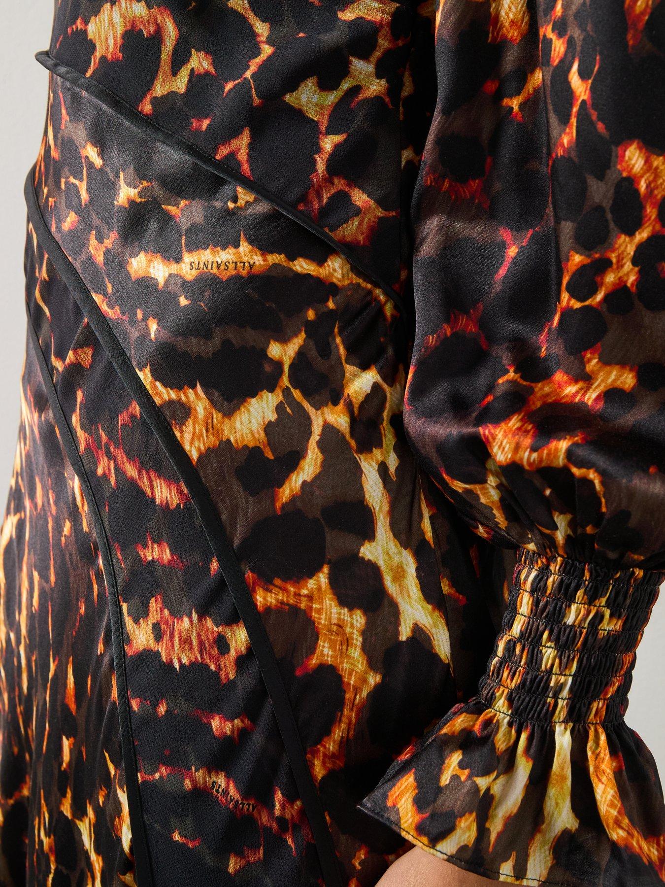 allsaints-dannie-dress-brownoutfit