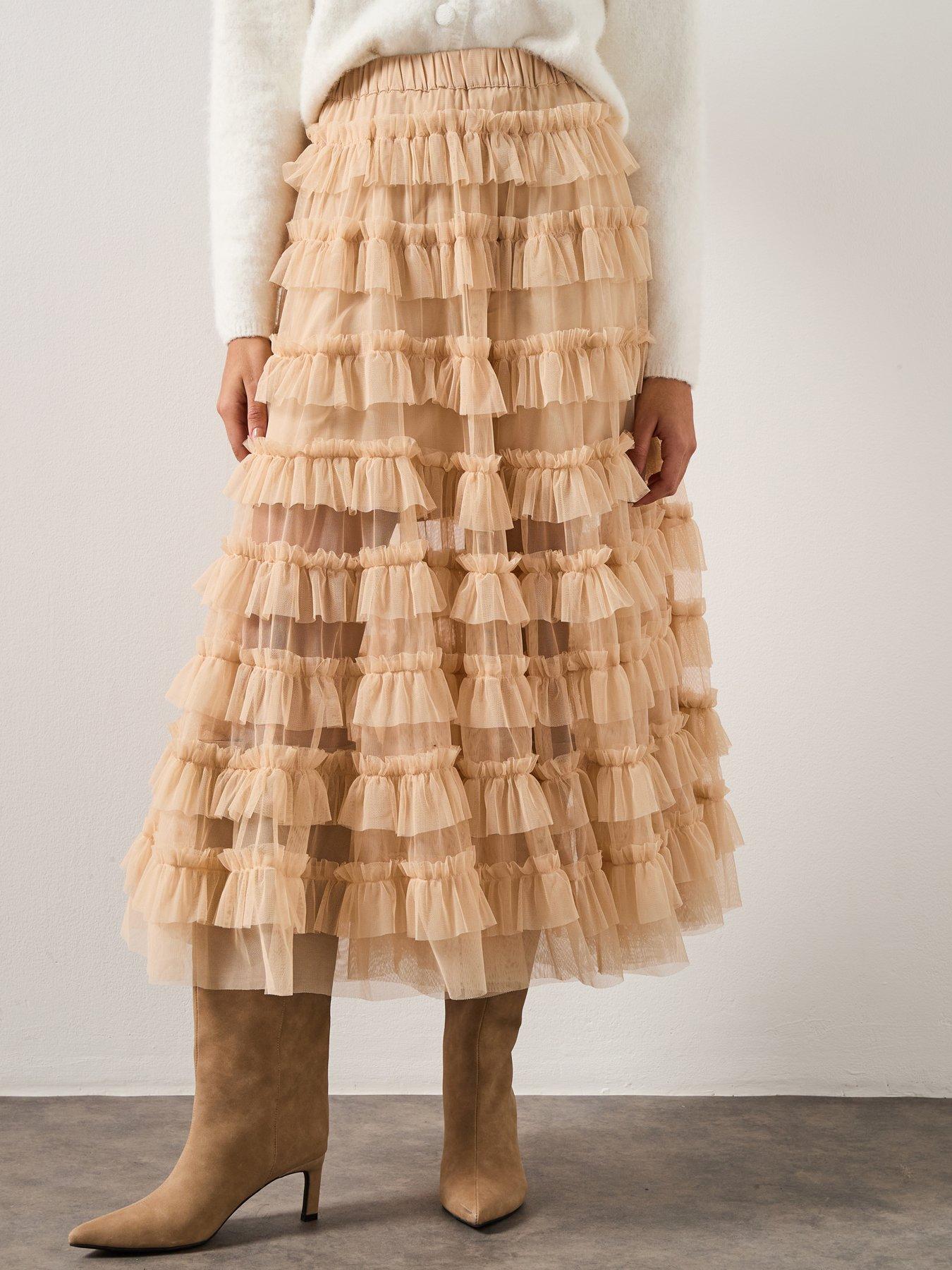 allsaints-aude-ruffle-skirt-pink