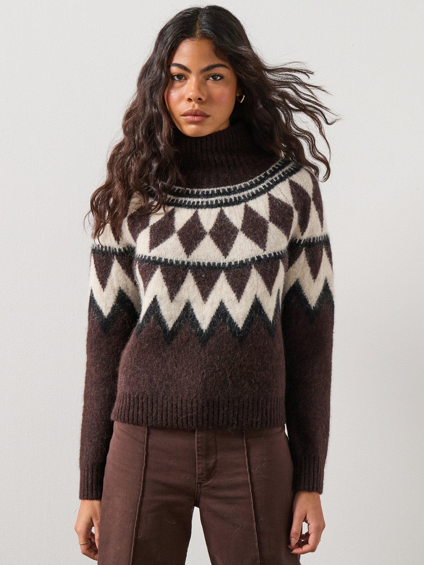 allsaints-tara-jumper-red
