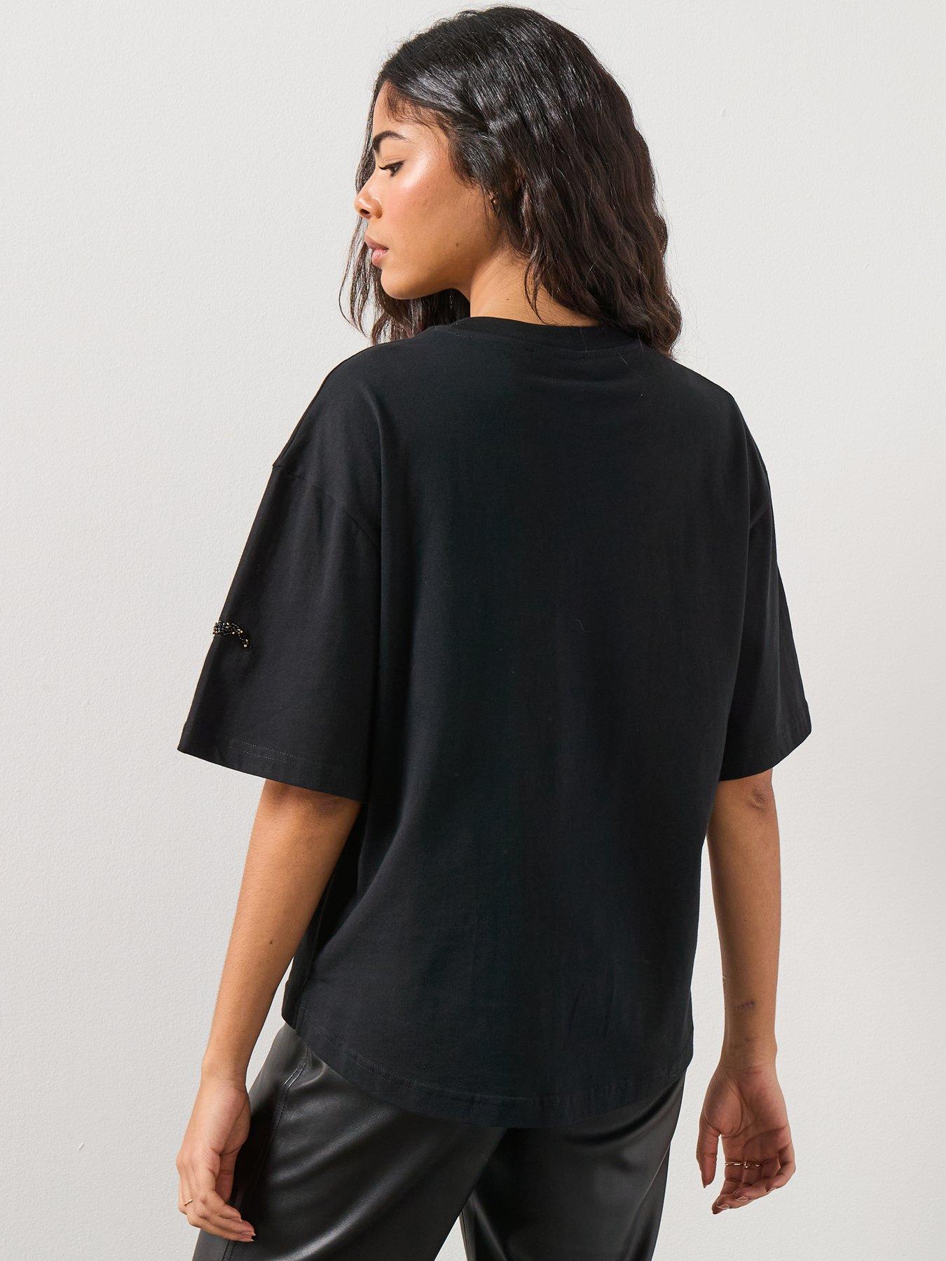 allsaints-ouros-amelie-tee-blackstillFront