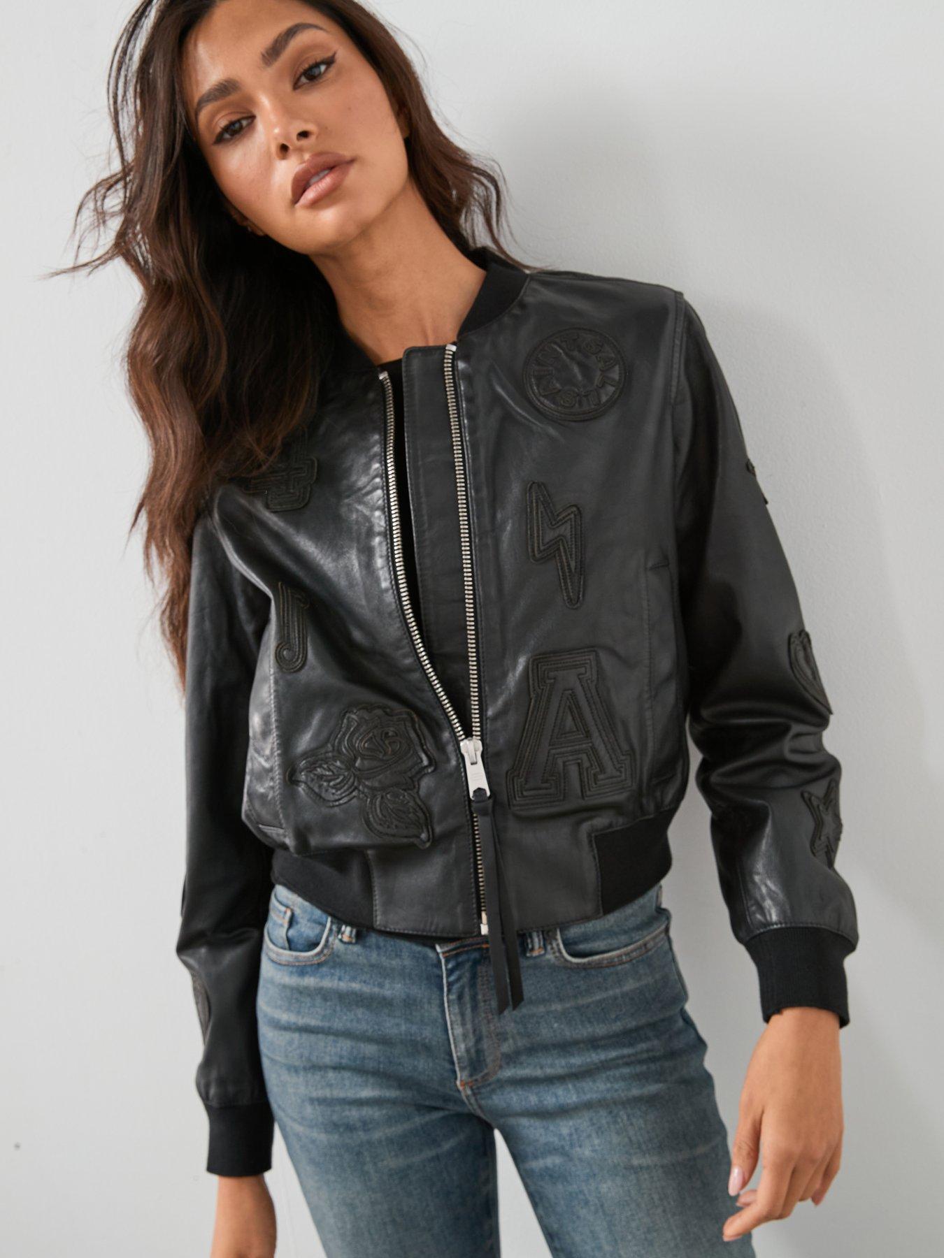 Image 1 of 6 of AllSaints Orten 94 Bomber - Black