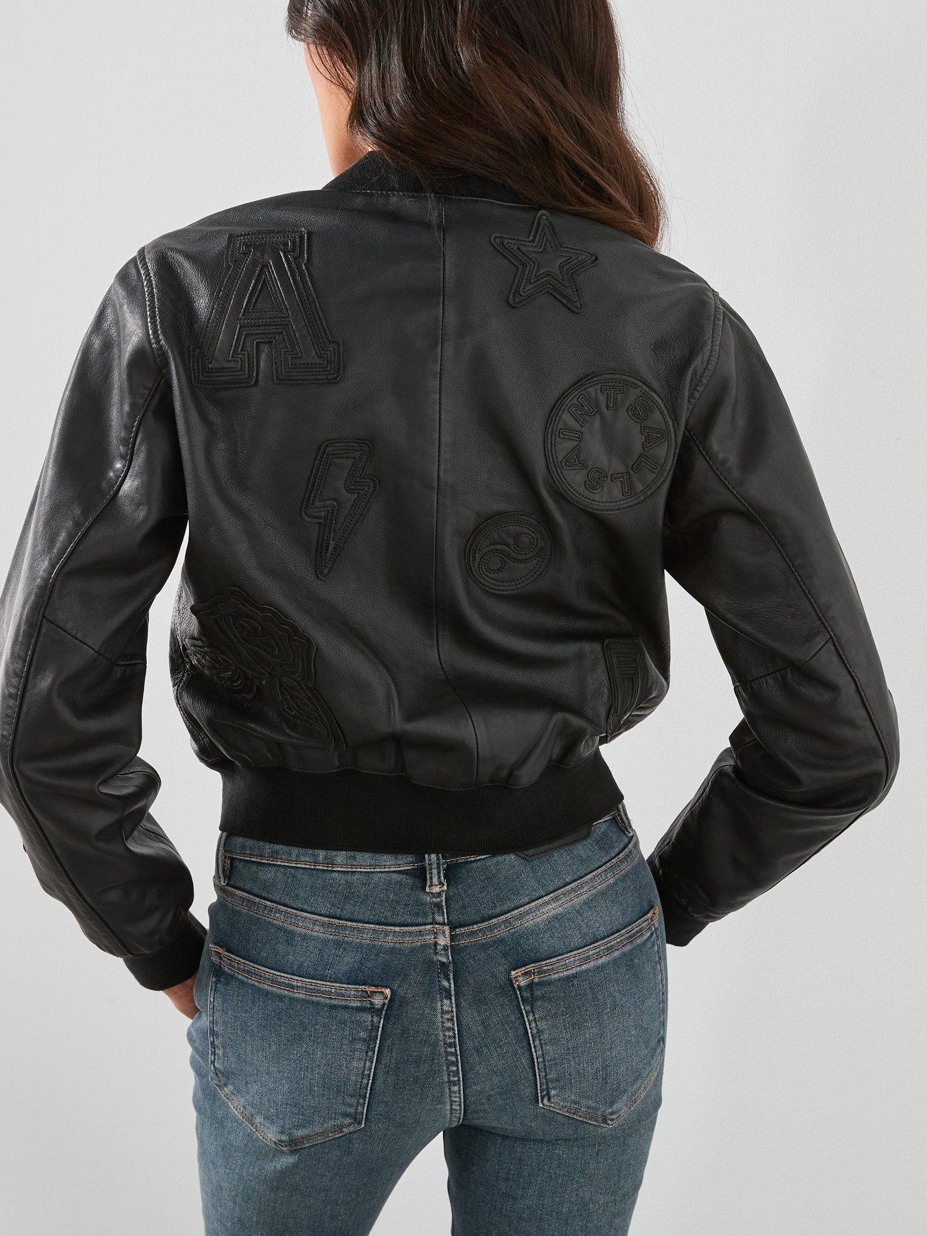 Image 2 of 6 of AllSaints Orten 94 Bomber - Black
