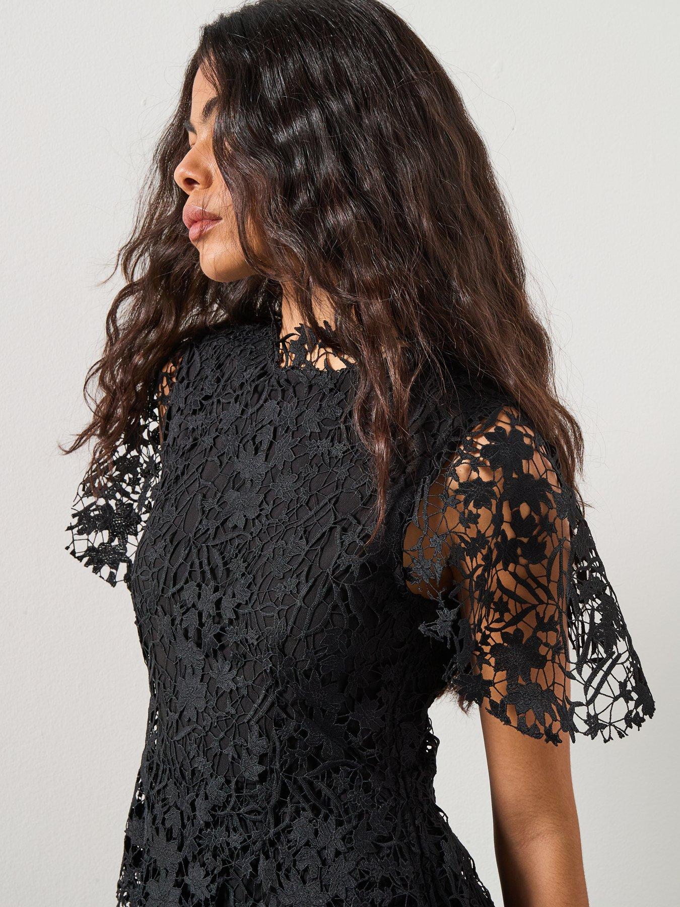 allsaints-saege-dress-blackoutfit