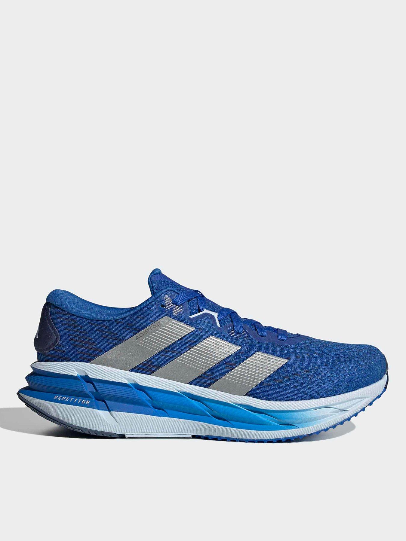 adidas gazelle silver green womens adidas Adizero Evo SL Shoes - Women's - Glow Blue / Silver / Cloud White main image 0