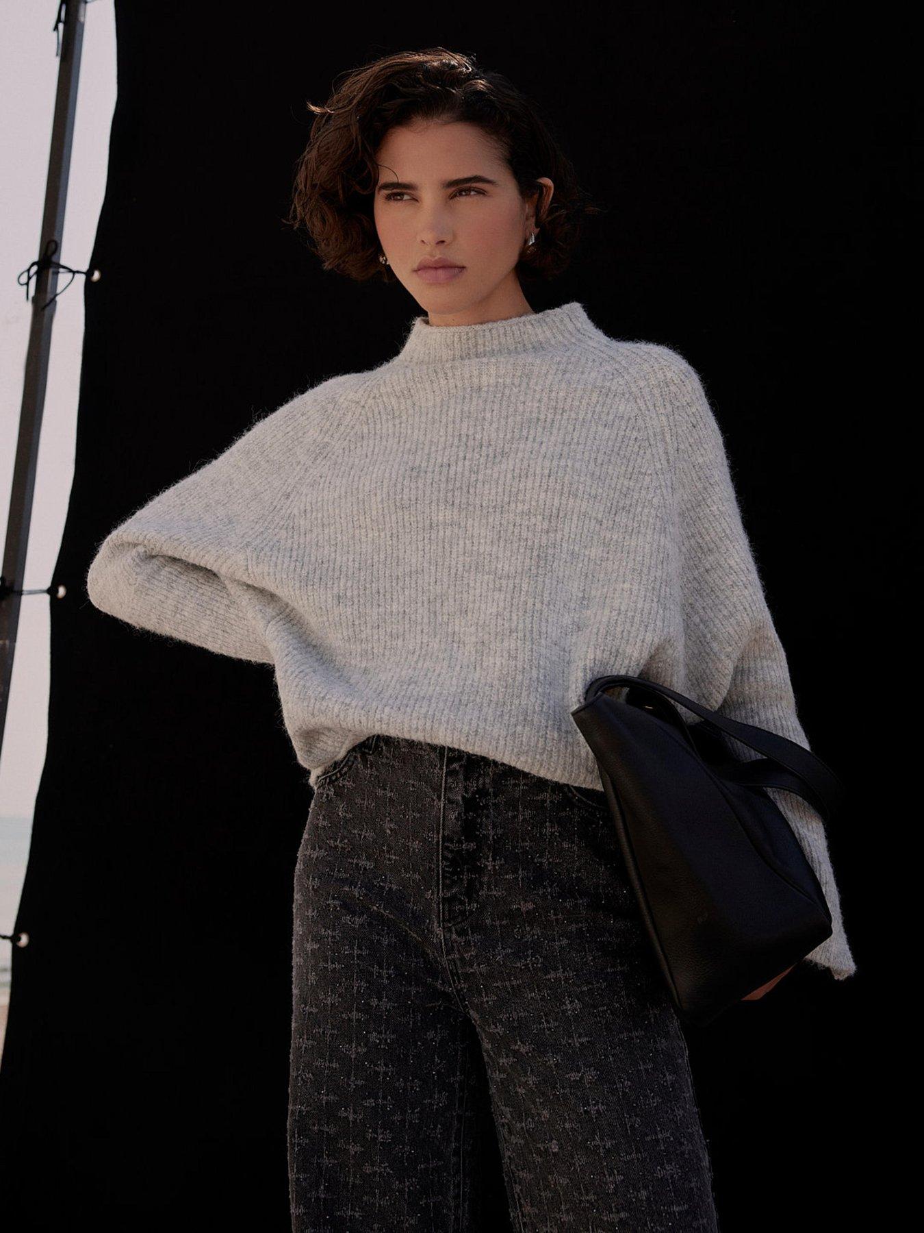 mint-velvet-zip-detail-funnel-jumper-greystillFront