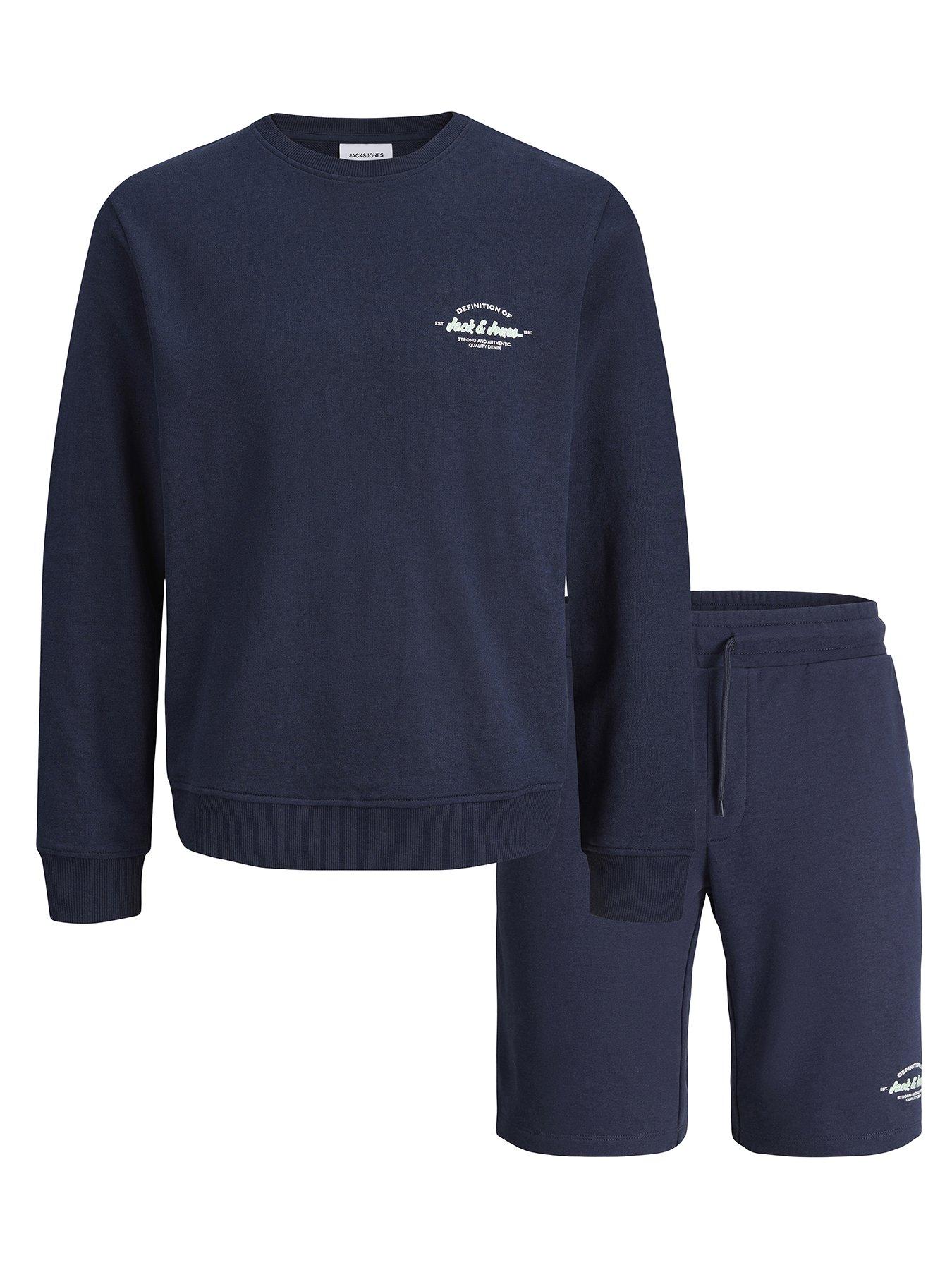 jack-jones-junior-boys-brandon-sweat-shorts-set-navyfront