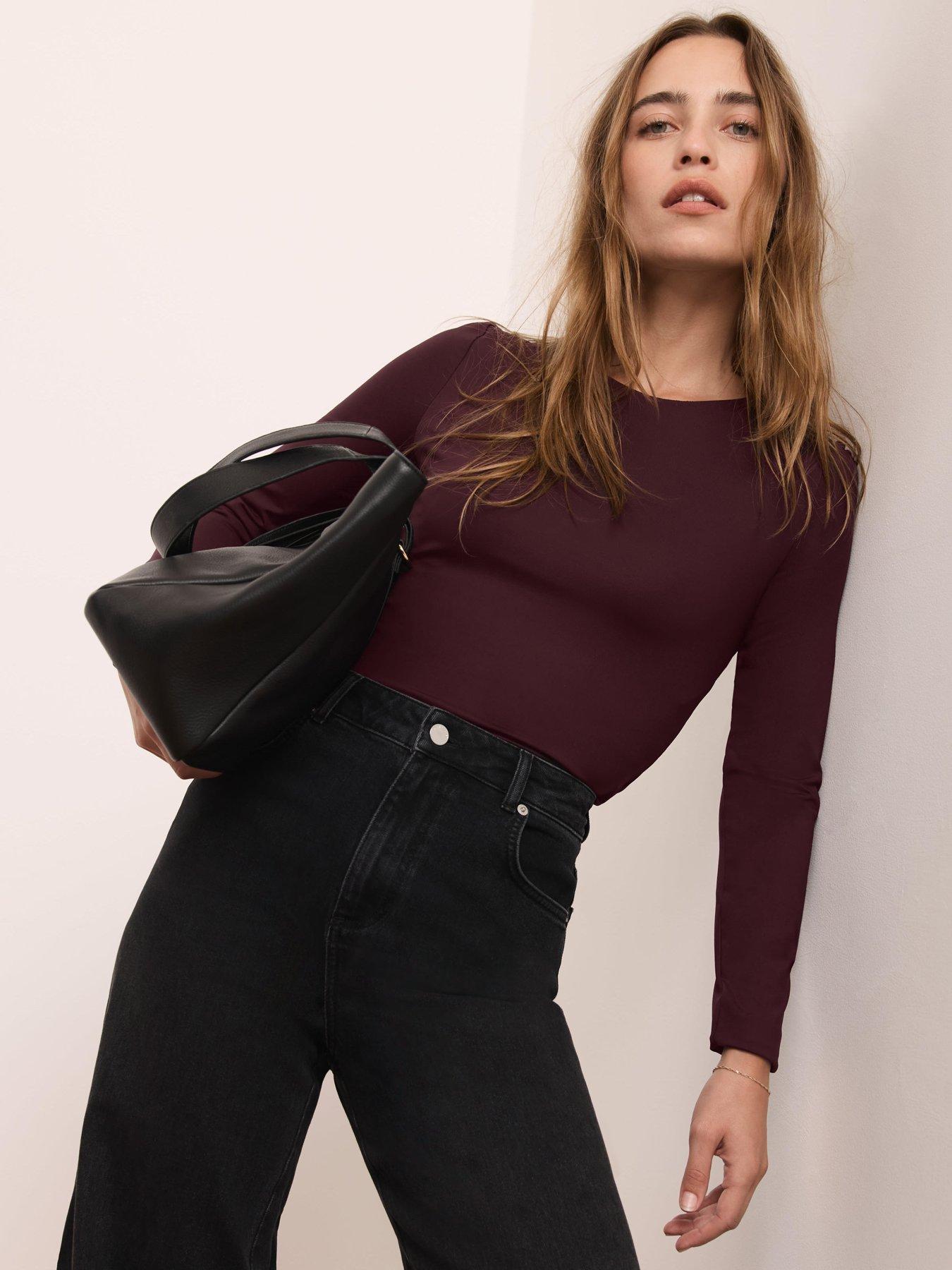 mint-velvet-layering-crew-neck-top-burgundyfront