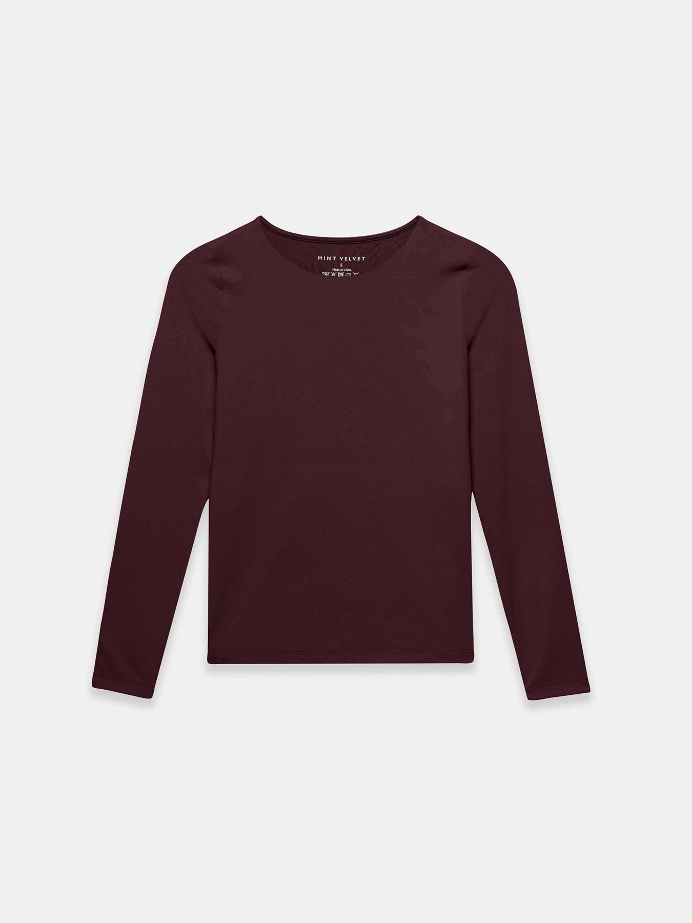 mint-velvet-layering-crew-neck-top-burgundydetail