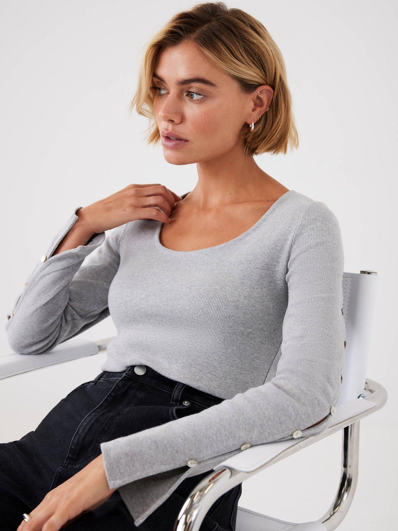 mint-velvet-scoop-neck-rib-top-greystillFront