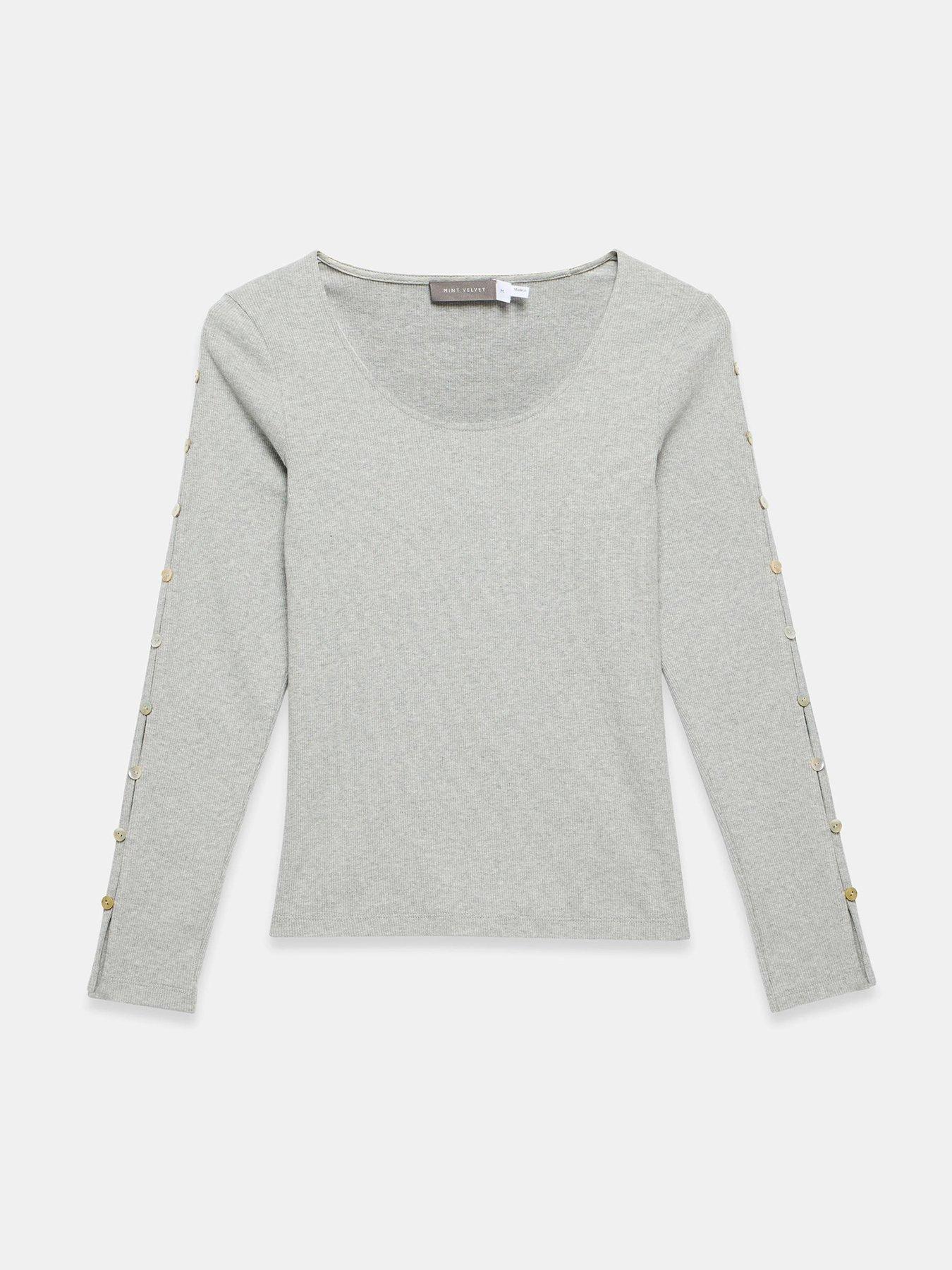 mint-velvet-scoop-neck-rib-top-greydetail