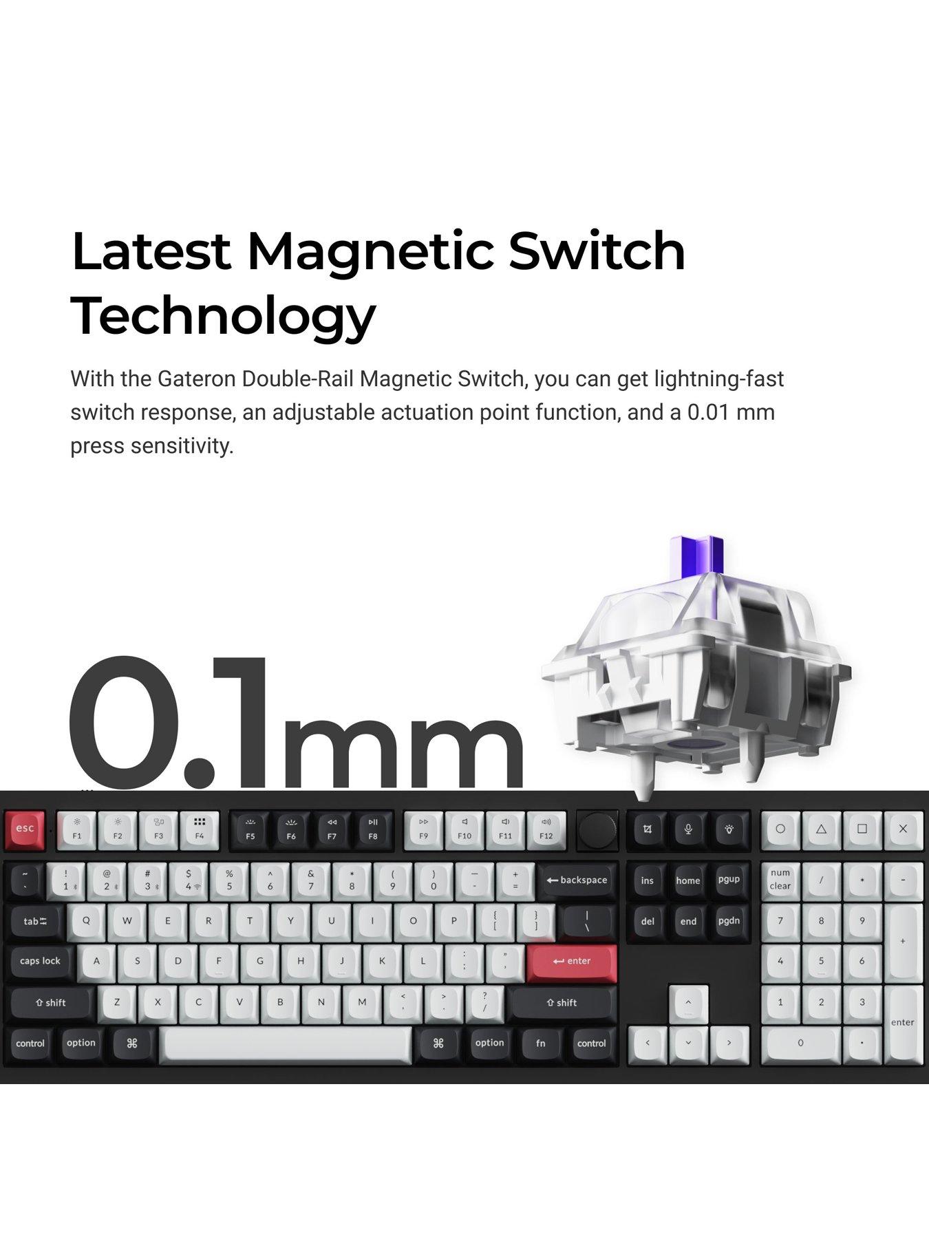 Image 2 of 8 of Keychron Keychron Q6 HE UK 96% layout 102 Key Carbon Black
