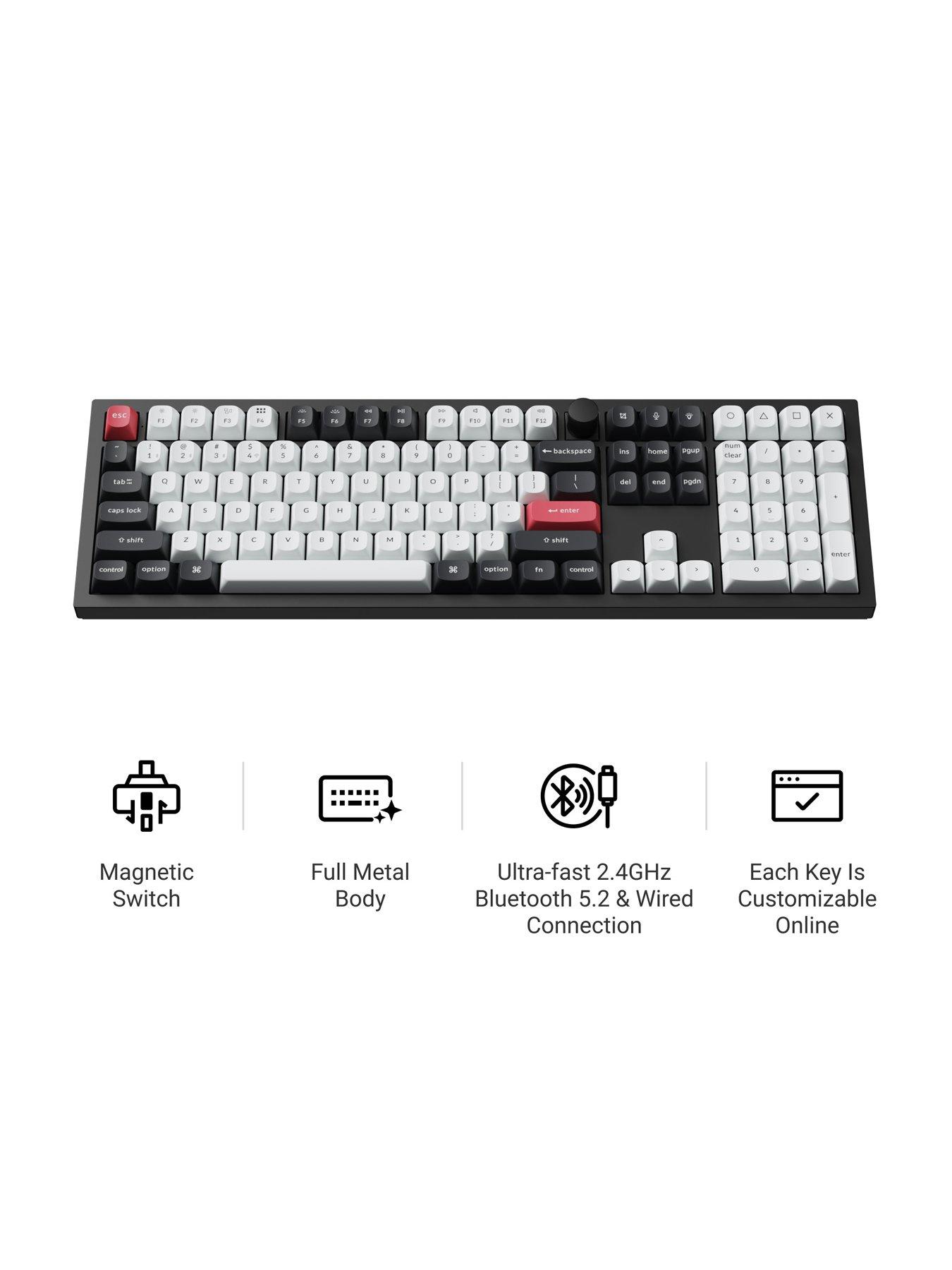 Image 3 of 8 of Keychron Keychron Q6 HE UK 96% layout 102 Key Carbon Black