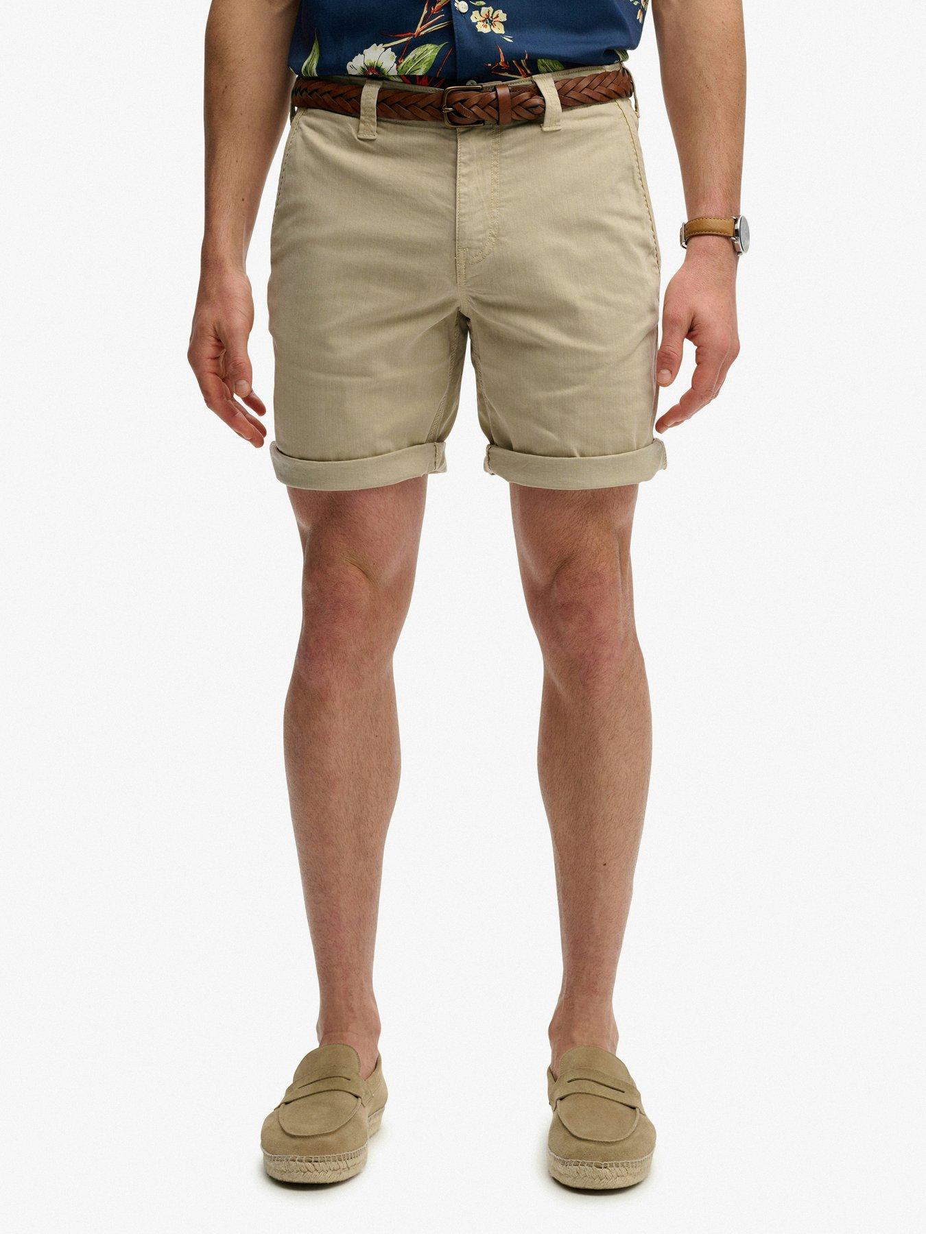 Image 1 of 5 of Superdry Utility Chino Shorts - Beige