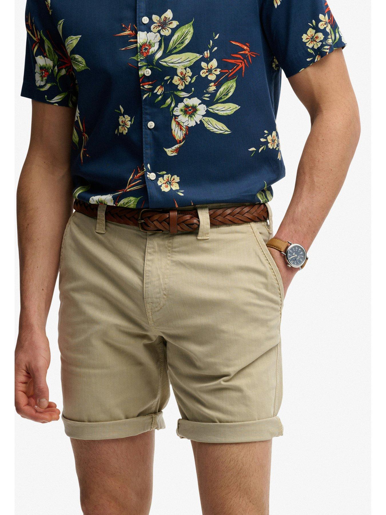 Image 4 of 5 of Superdry Utility Chino Shorts - Beige
