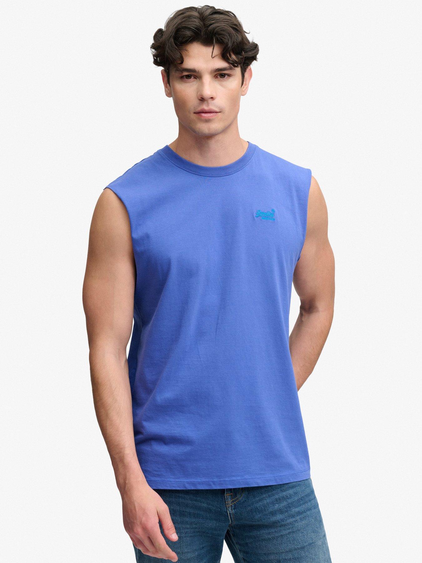 Superdry Essential Logo Vest - Blue