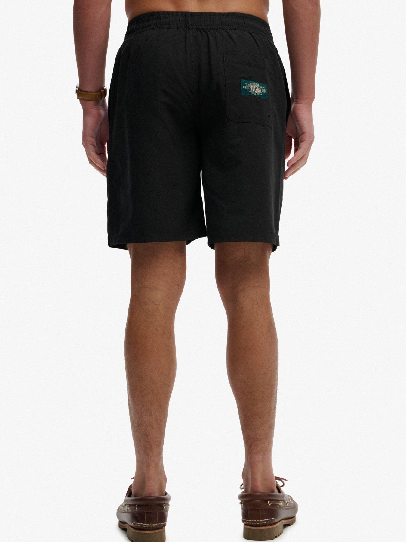 Image 2 of 5 of Superdry Logo 19" Board Shorts - Black