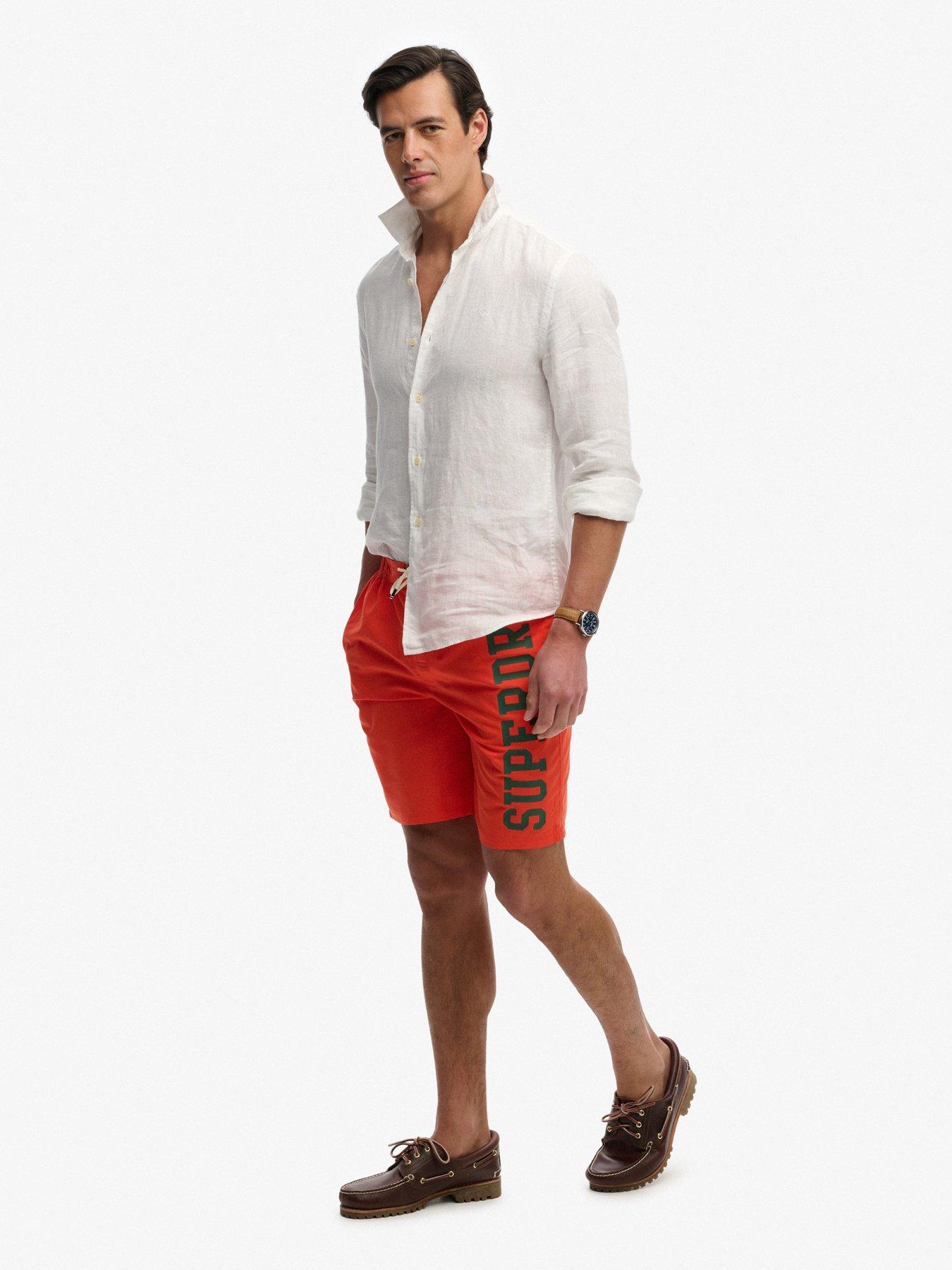 Image 3 of 5 of Superdry Logo 19" Board Shorts - Orange