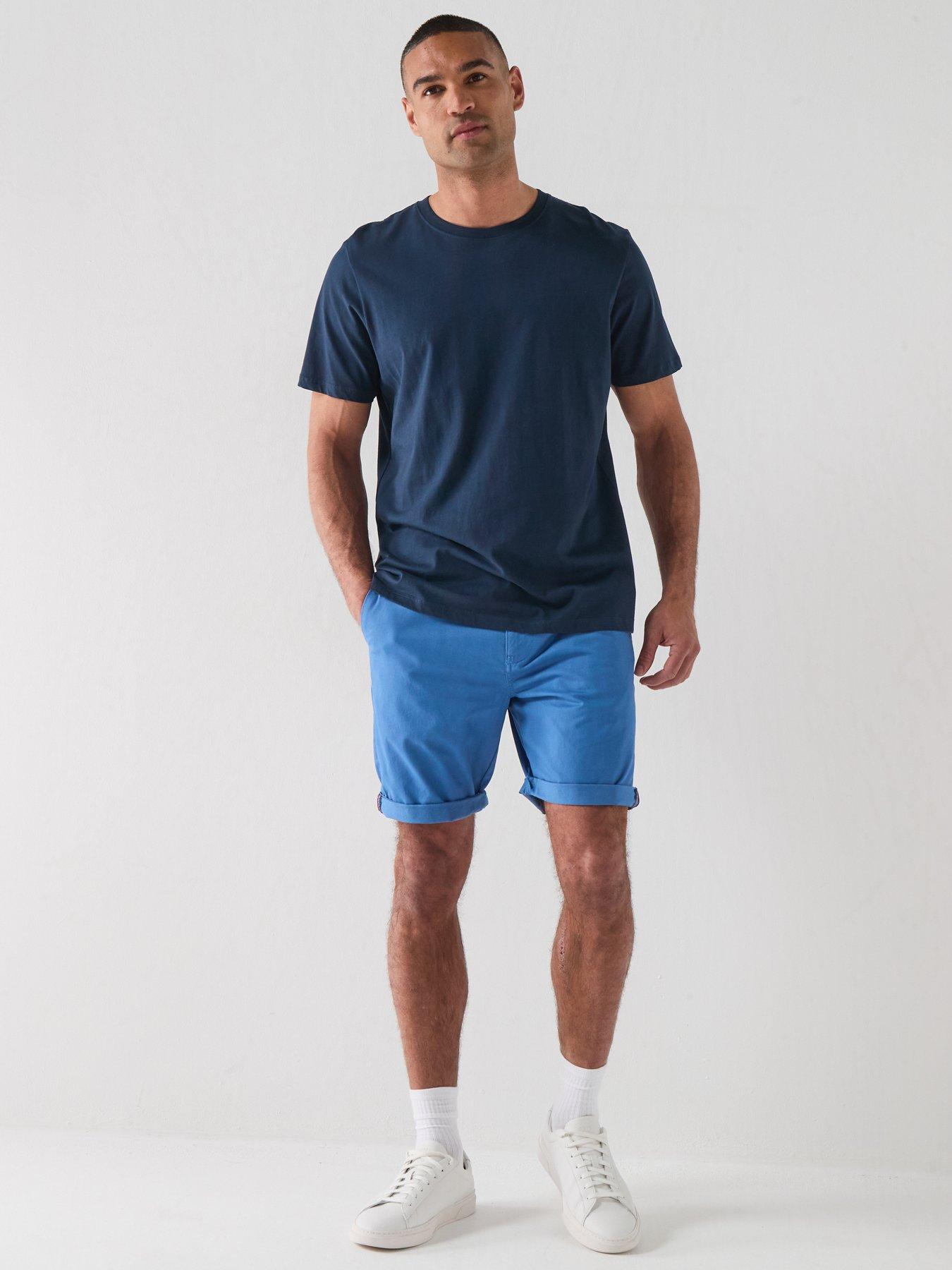 Image 3 of 6 of Superdry Superdry Premium Regular Chino Shorts - Blue