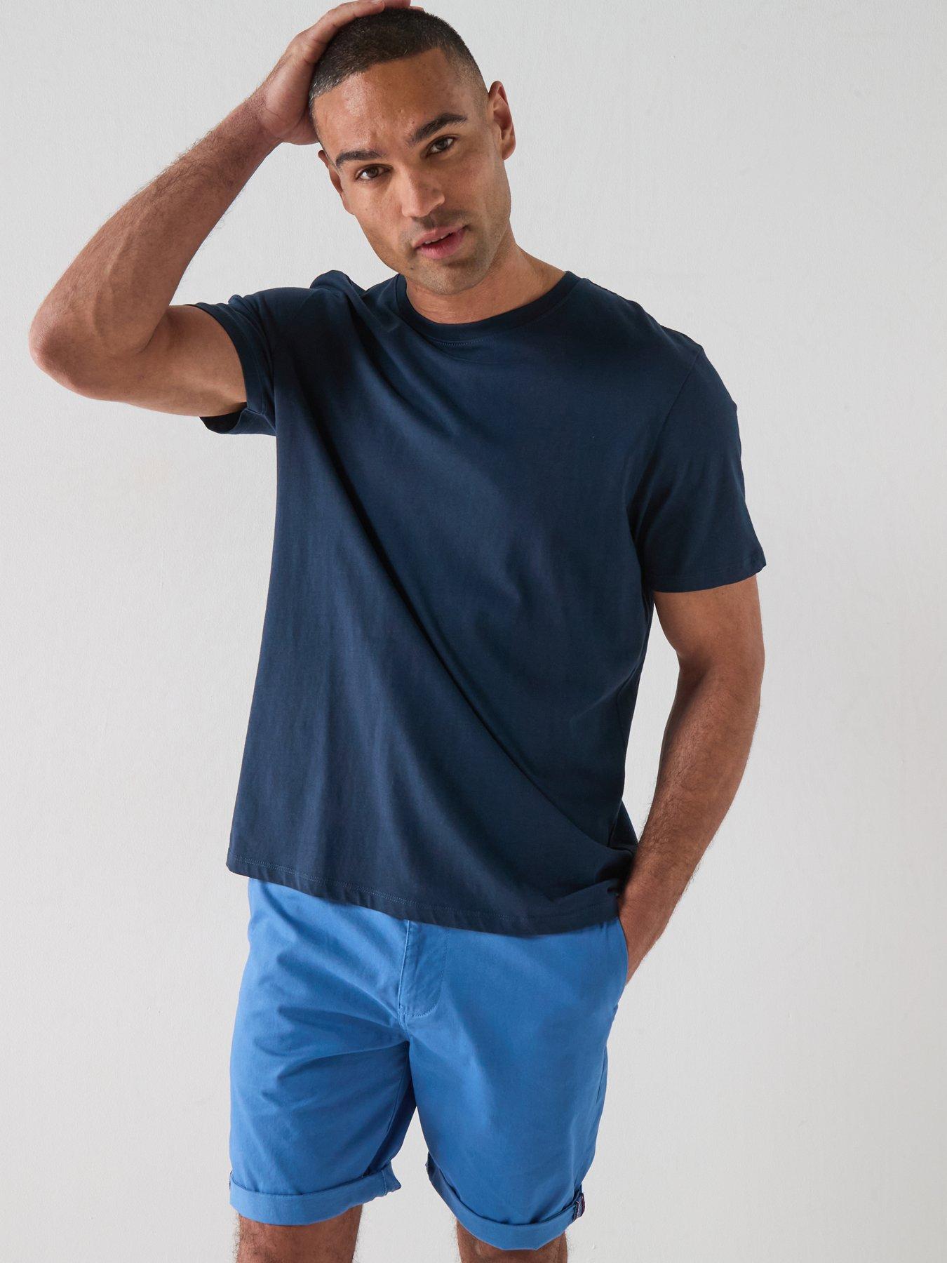Image 6 of 6 of Superdry Superdry Premium Regular Chino Shorts - Blue