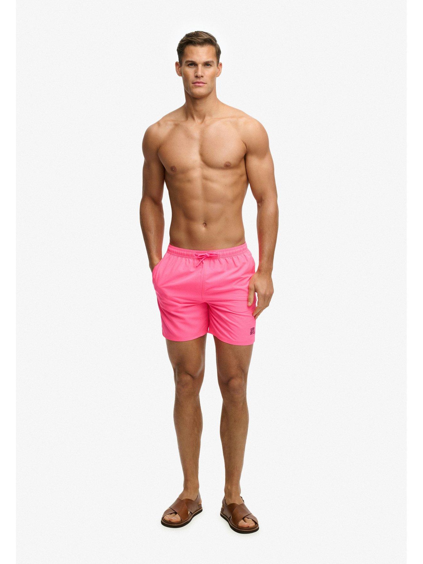 Image 2 of 5 of Superdry Essential 16 Swim Shorts - Pink