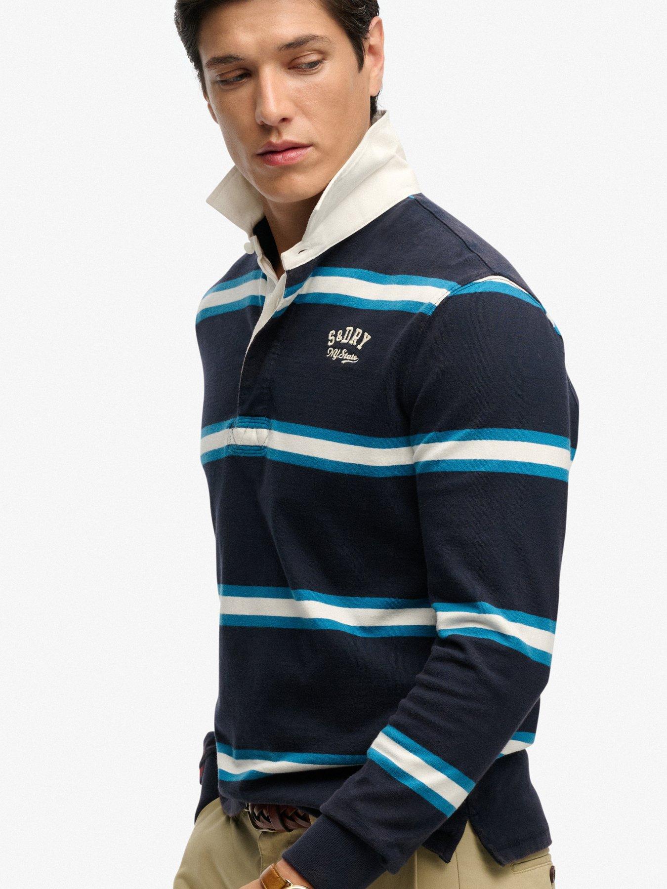 superdry-vintage-athletic-stripe-rugby-shirt-navyoutfit